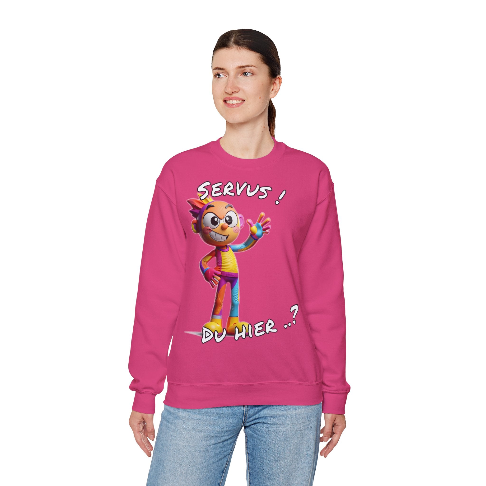 Sweatshirt „Servus! Du hier..?“ | Humor | Phönix-Potsdam®