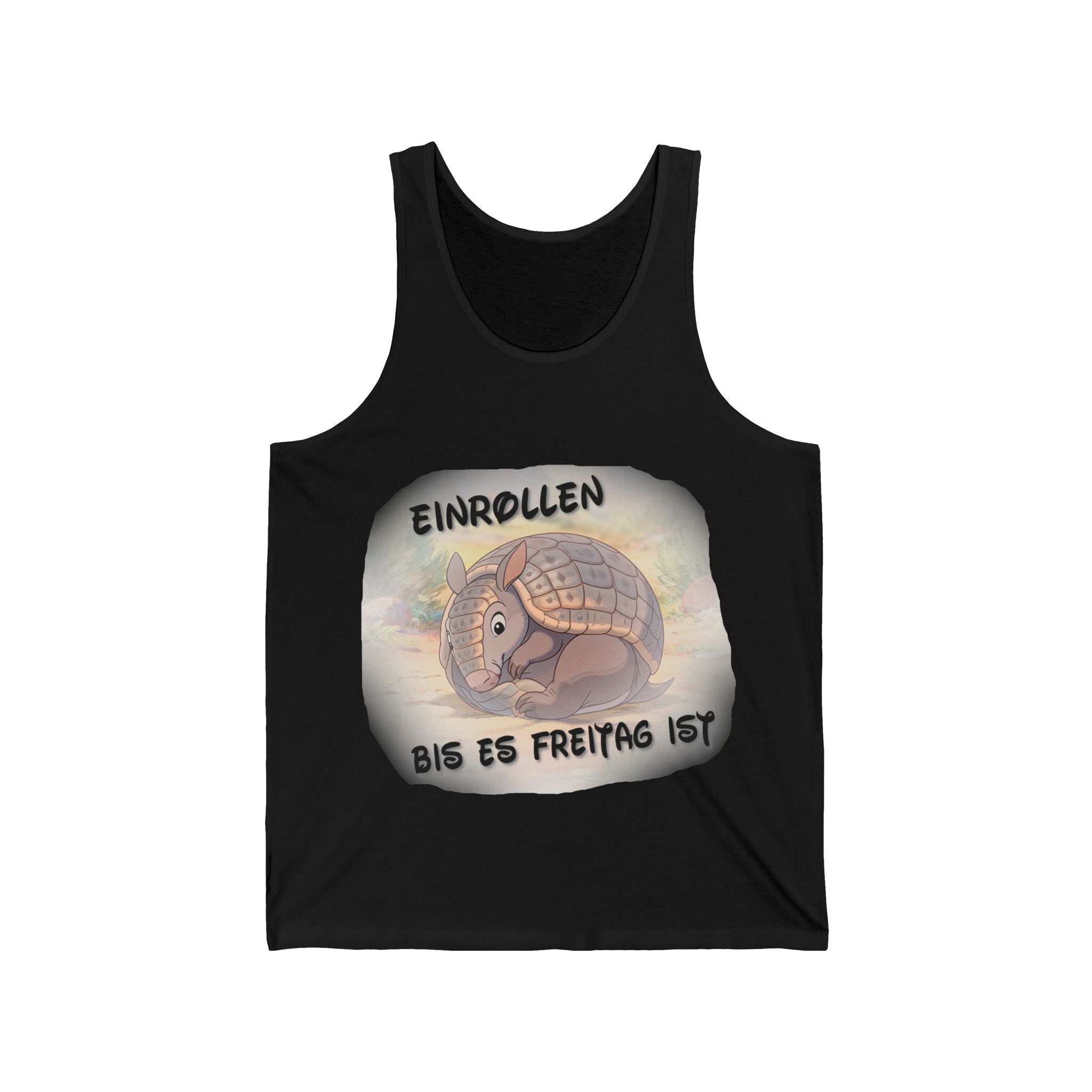 Gürteltier „Einrollen bis es Freitag ist“ Tank Top | Phönix-Potsdam®
