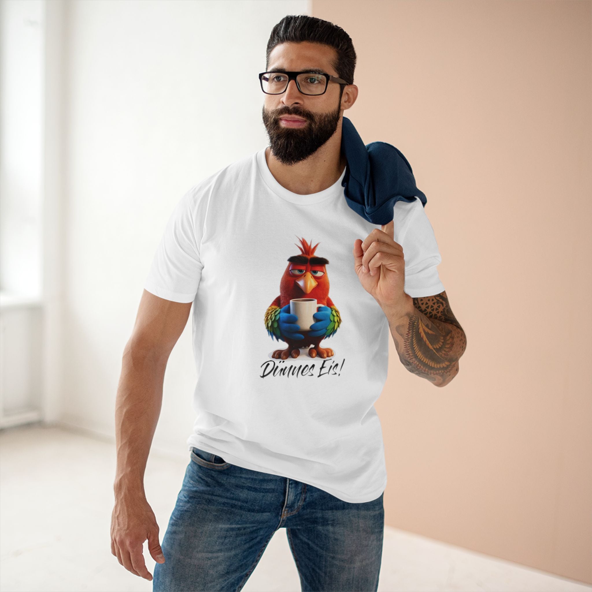 Papagei „Dünnes Eis!“ T-Shirt | Humor | Phönix-Potsdam®