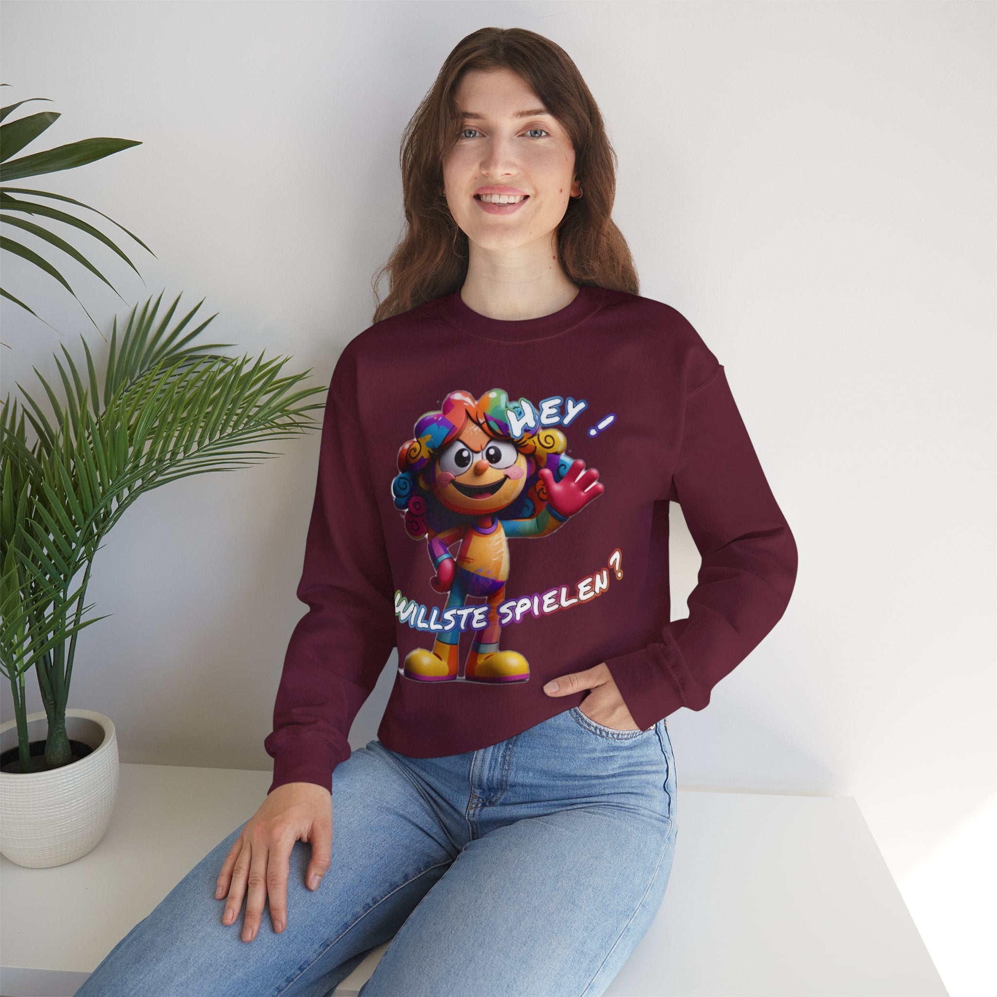Sweatshirt „Hey! Willste spielen?“ | Humor | Phönix-Potsdam®