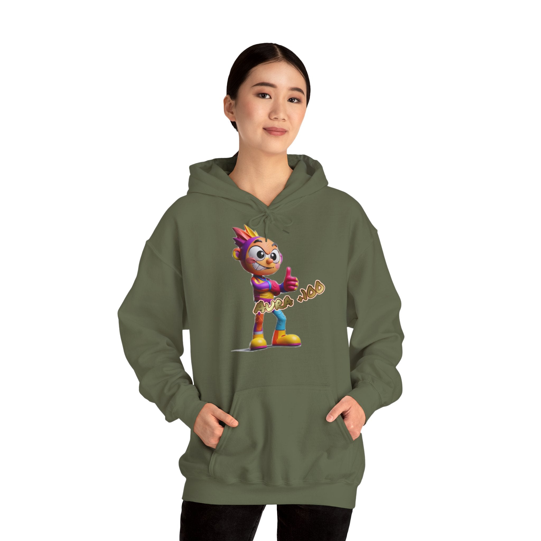 Hoodie „Aura +100“ | Humor | Phönix-Potsdam®