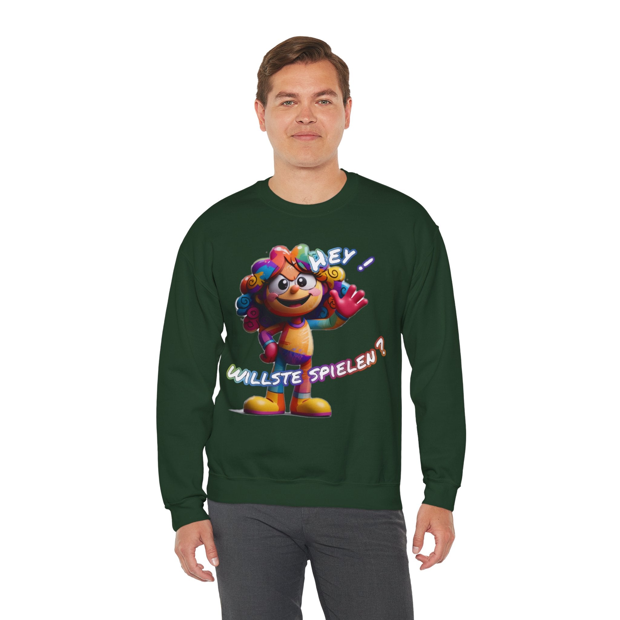 Sweatshirt „Hey! Willste spielen?“ | Humor | Phönix-Potsdam®