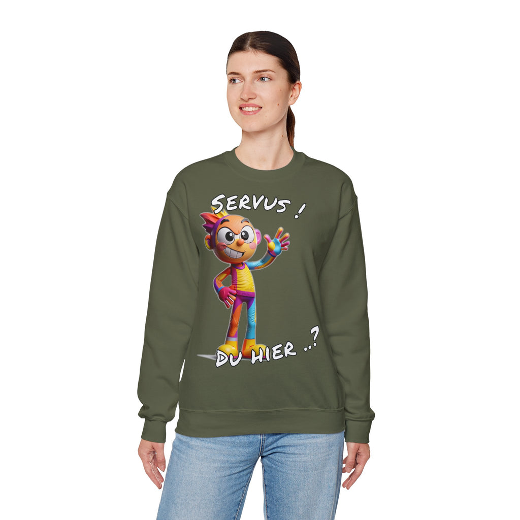 Sweatshirt „Servus! Du hier..?“ | Humor | Phönix-Potsdam®