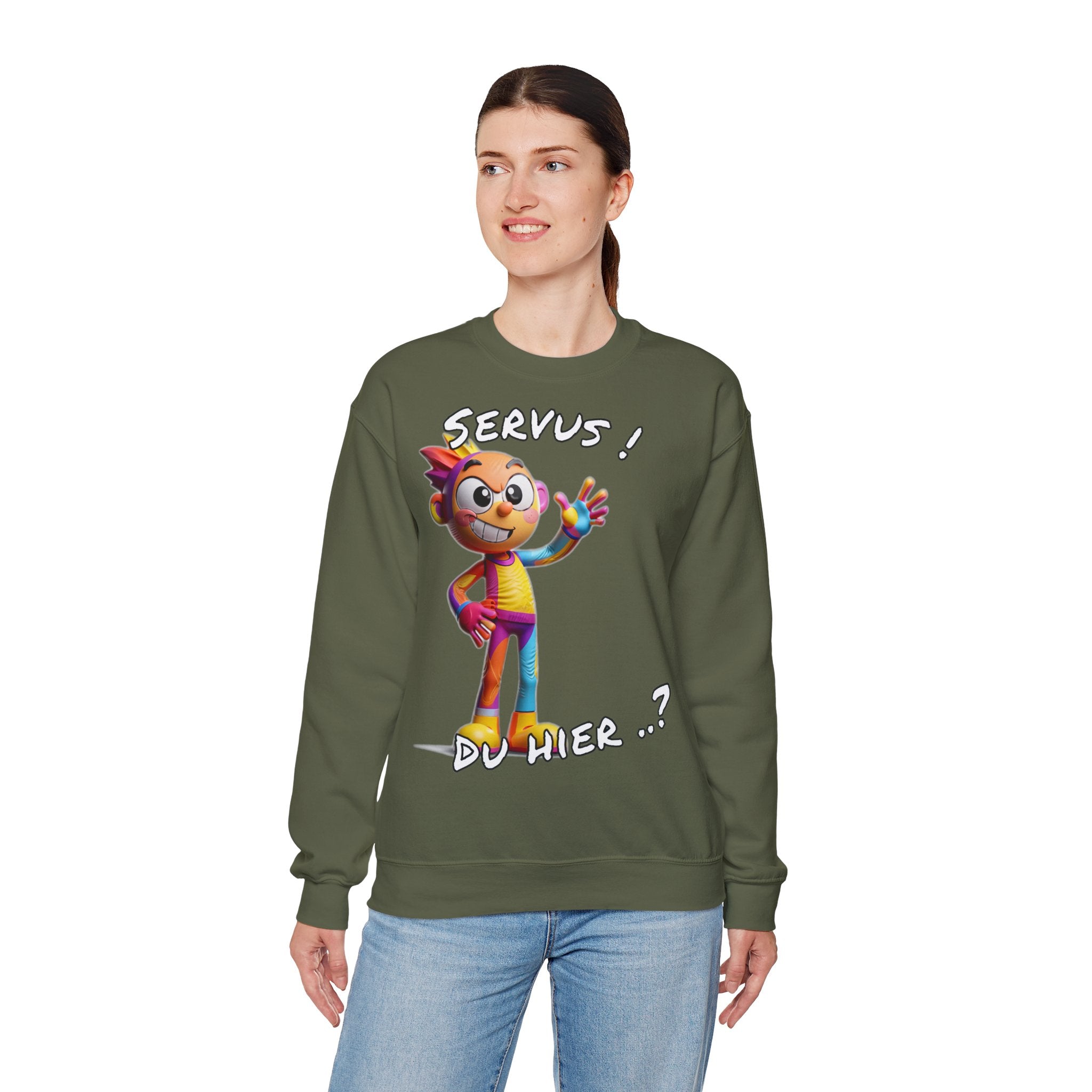 Sweatshirt „Servus! Du hier..?“ | Humor | Phönix-Potsdam®