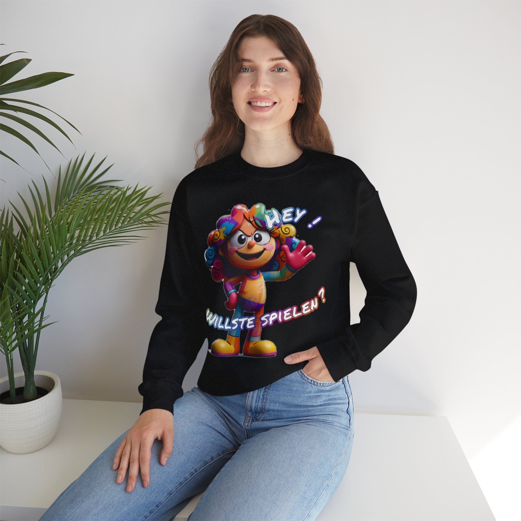 Sweatshirt „Hey! Willste spielen?“ | Humor | Phönix-Potsdam®