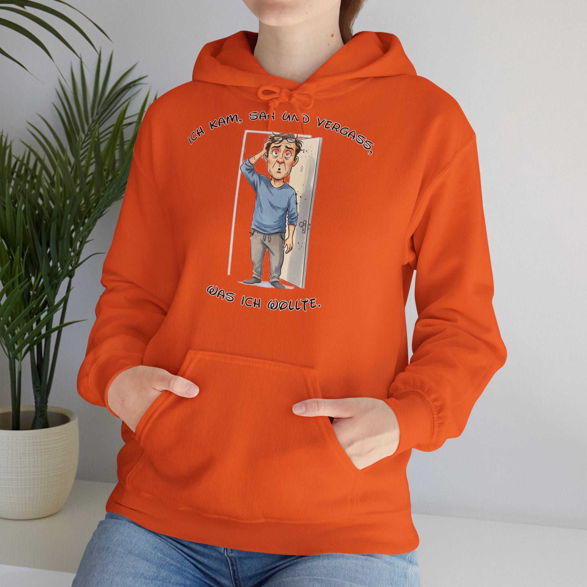 Ich kam, sah und vergaß Hoodie | Karikatur | Phönix-Potsdam®