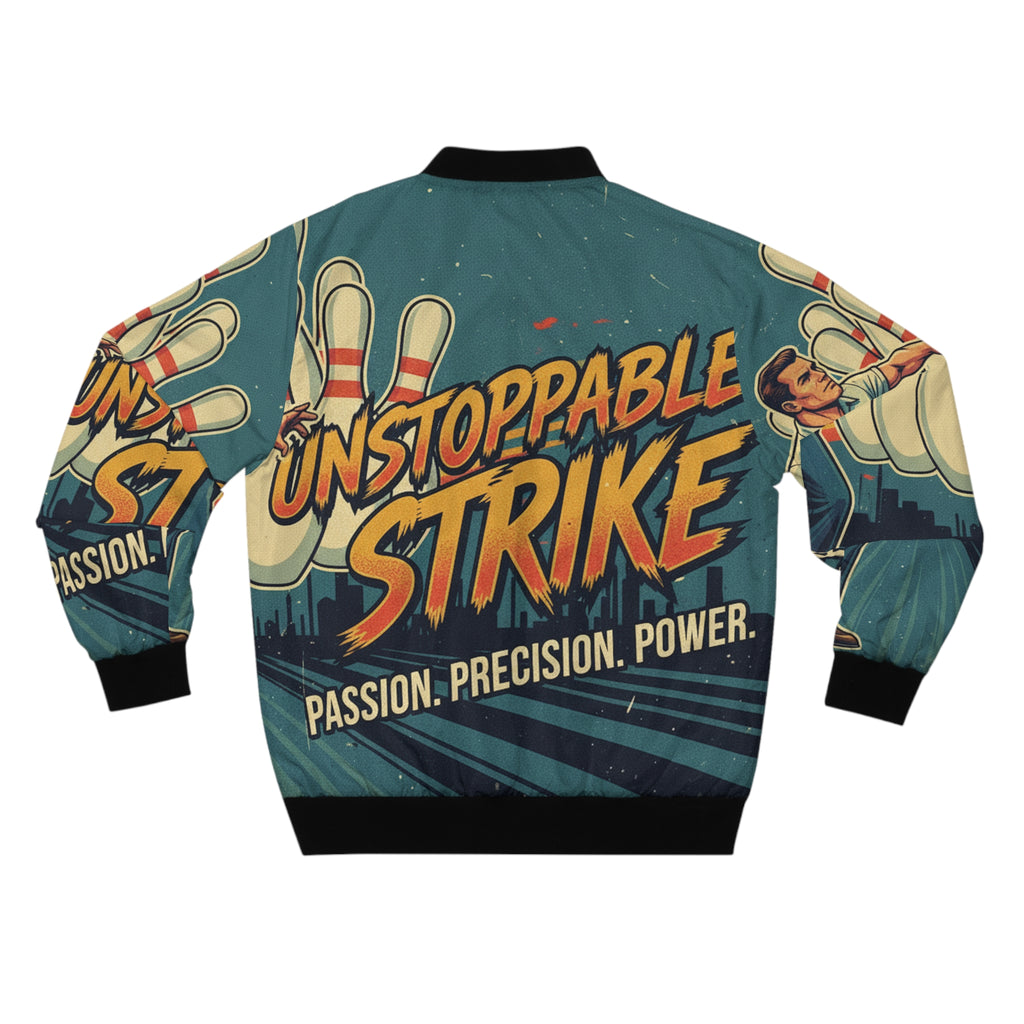 Männer Bomberjacke Bowling – Unstoppable Strike | Regular Fit