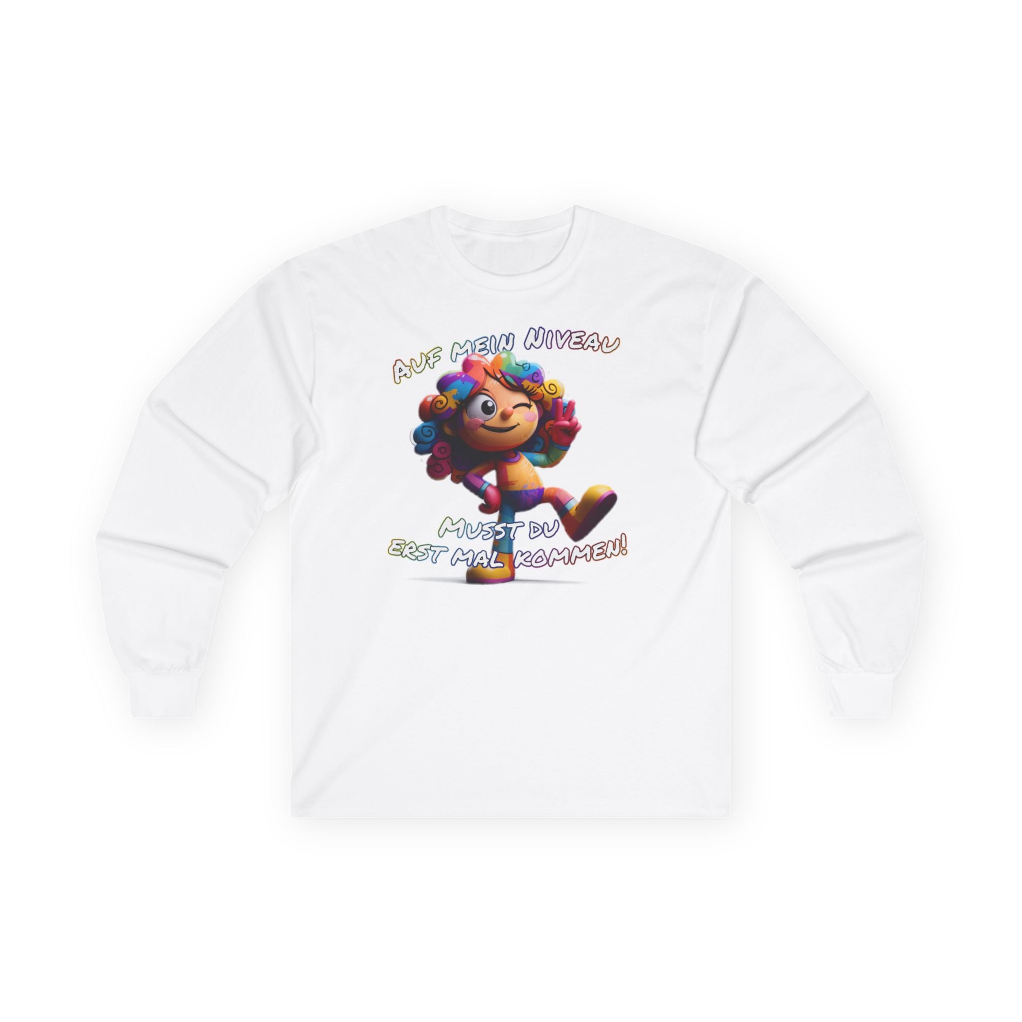 „Auf mein Niveau musst du erst mal kommen!“ Langarmshirt | Humor | Phönix-Potsdam®