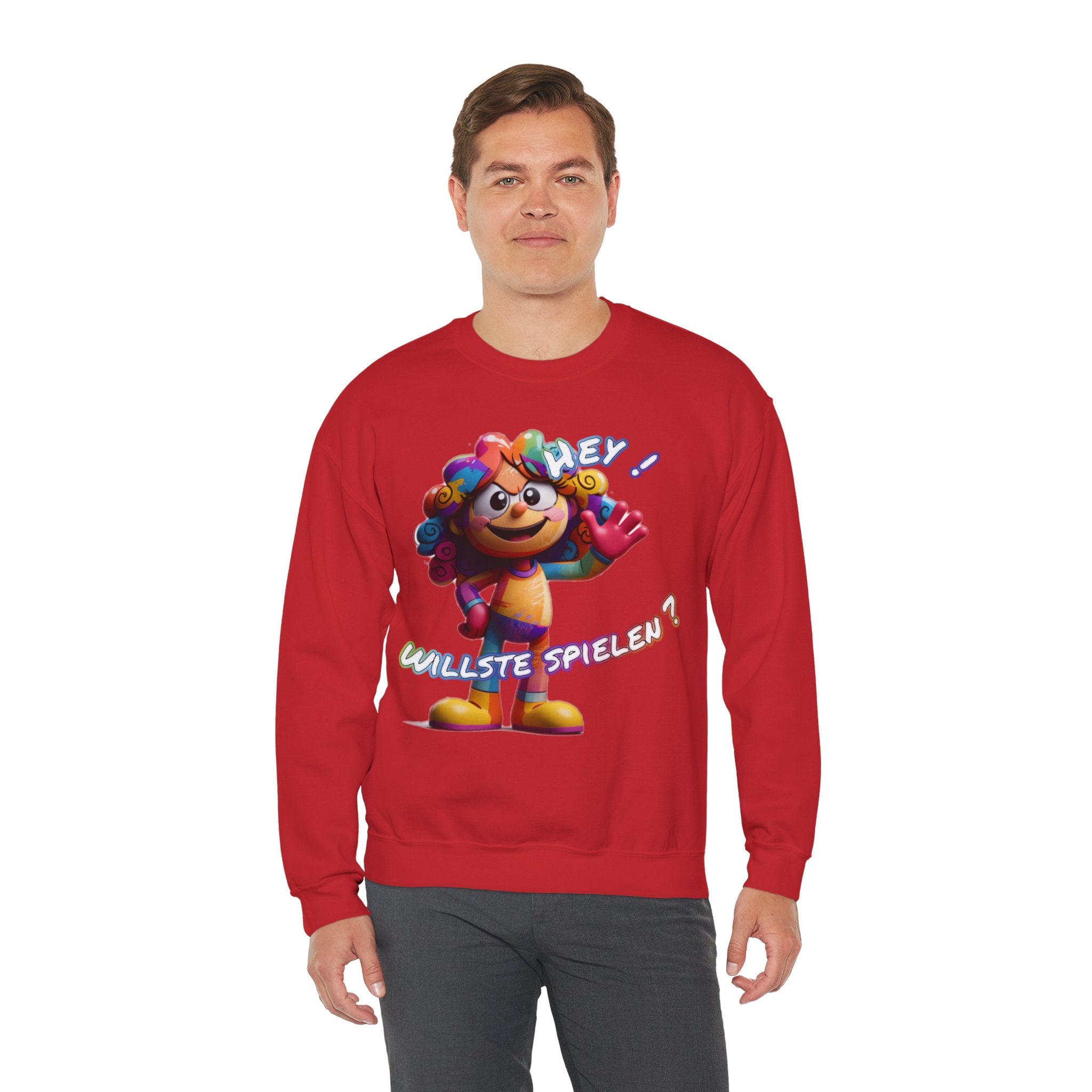 Sweatshirt „Hey! Willste spielen?“ | Humor | Phönix-Potsdam®