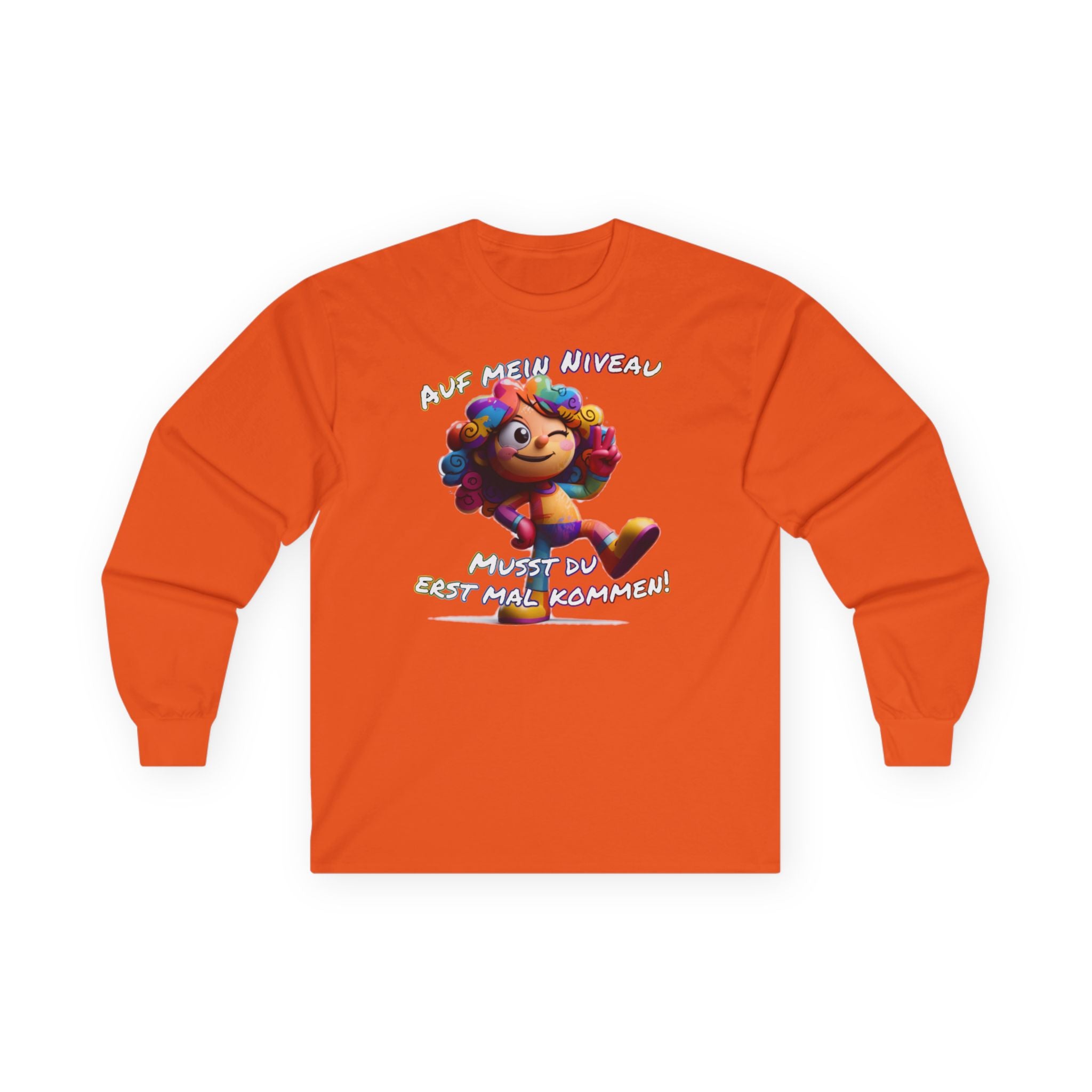 „Auf mein Niveau musst du erst mal kommen!“ Langarmshirt | Humor | Phönix-Potsdam®