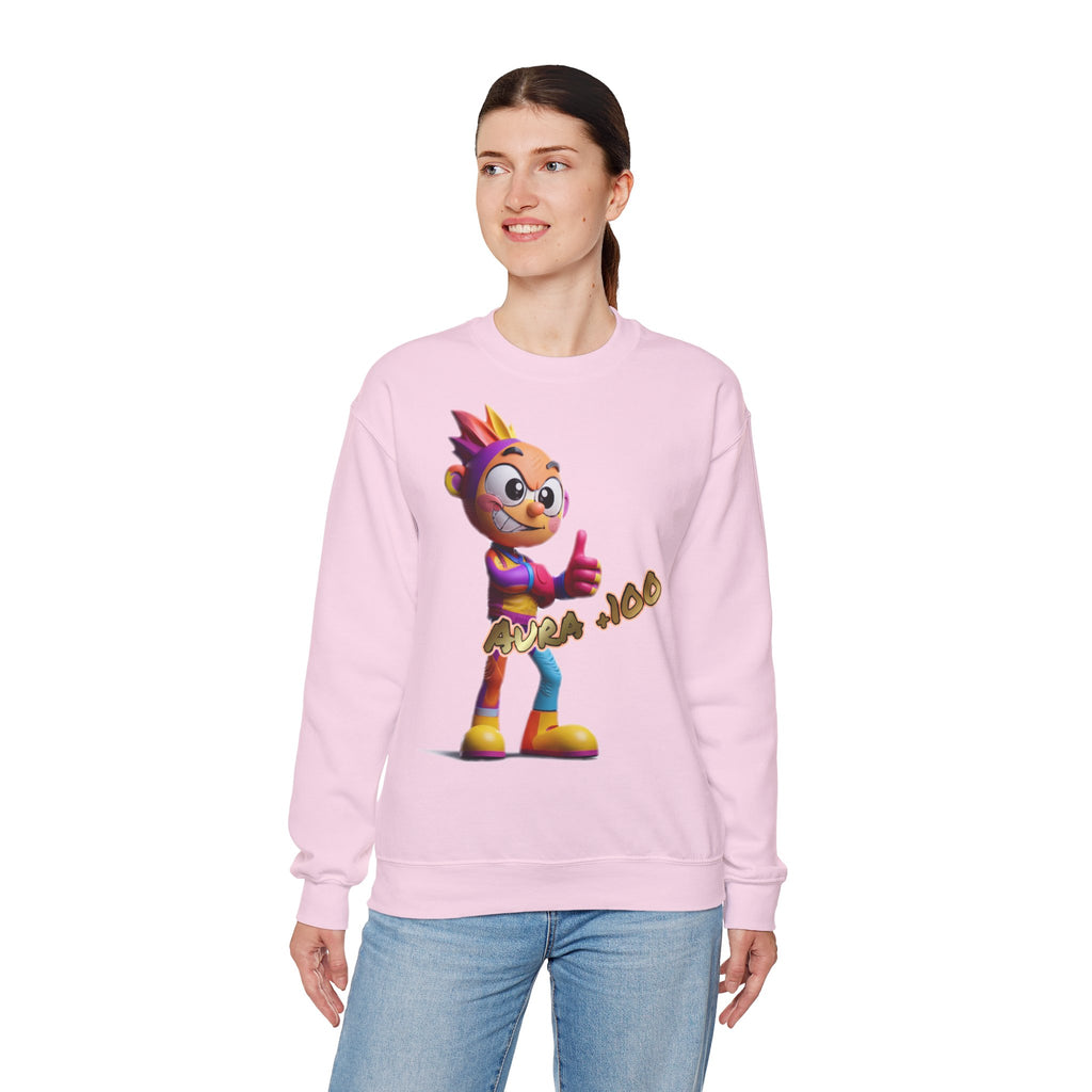 Sweatshirt „Aura +100“ | Humor | Phönix-Potsdam®