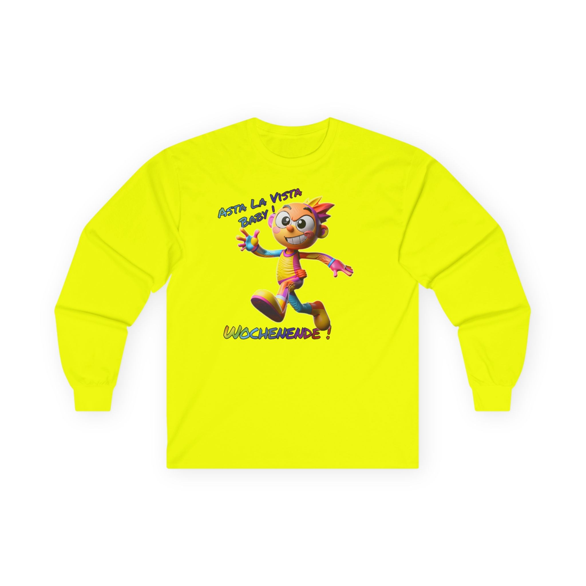 Langarmshirt „Asta la Vista, Baby! – Wochenende!“ | Humor | Phönix-Potsdam®