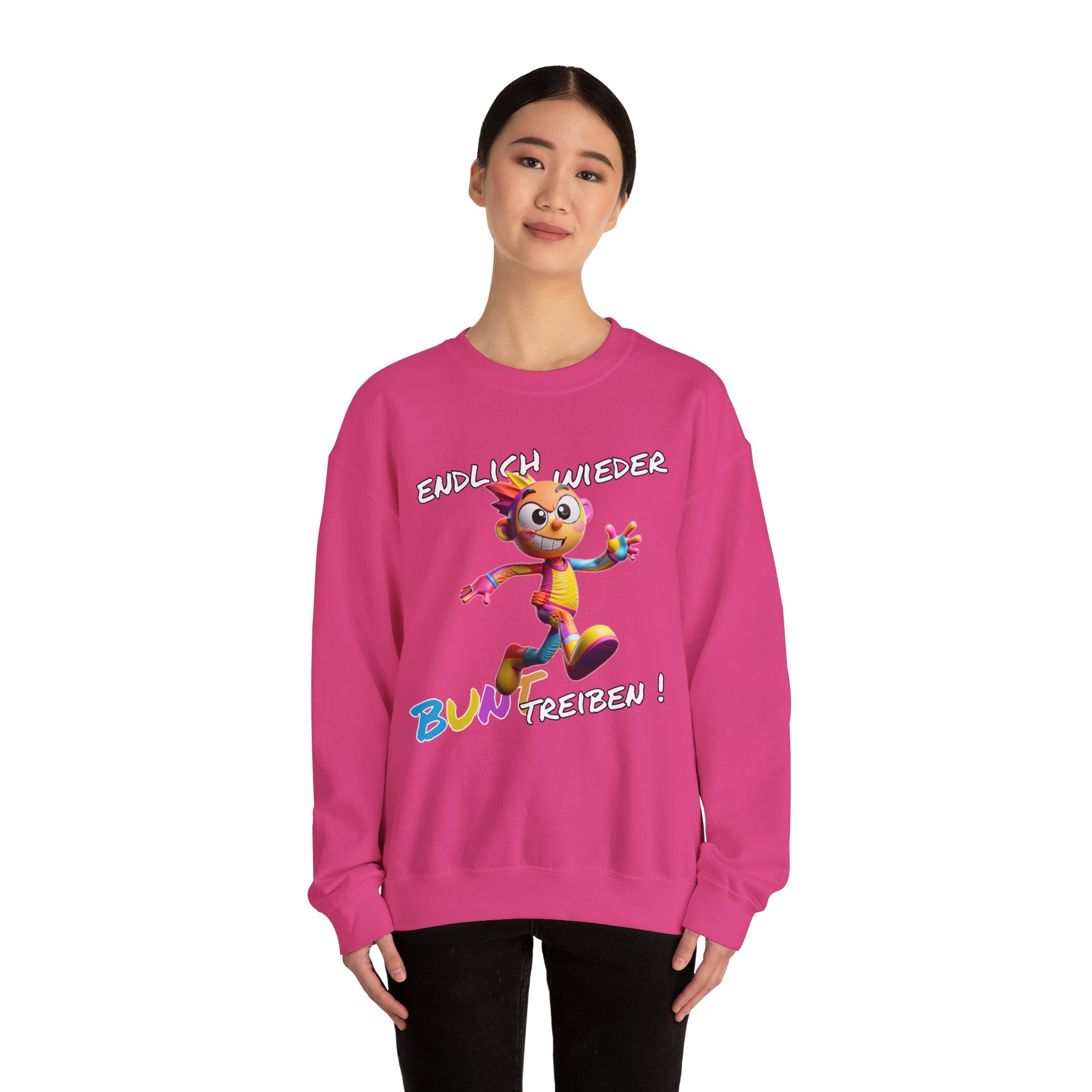 Sweatshirt „Endlich wieder BUNT treiben!“ | Humor | Phönix-Potsdam®