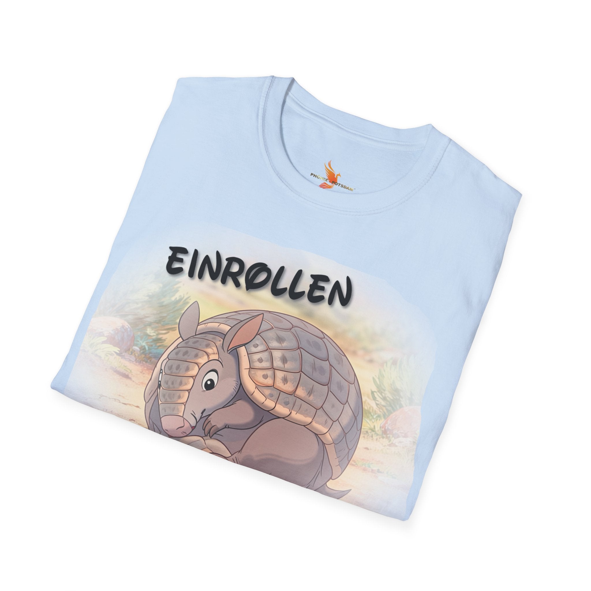 Gürteltier „Einrollen bis es Freitag ist“ T-Shirt | Phönix-Potsdam®