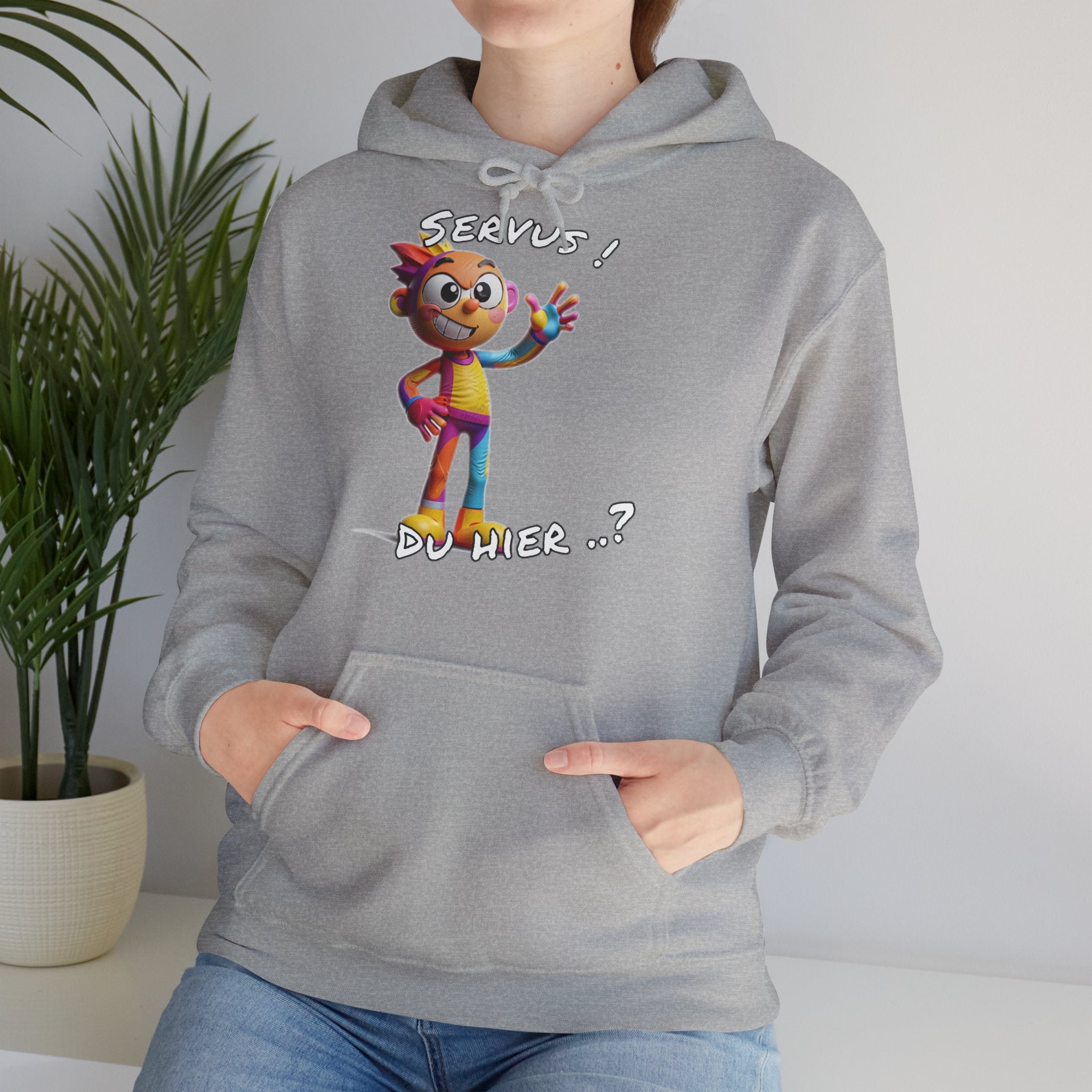 Hoodie „Servus! Du hier..?“ | Humor | Phönix-Potsdam®