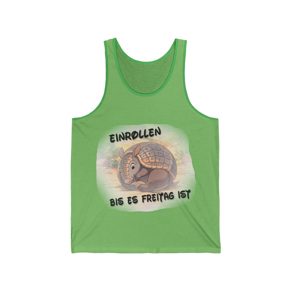 Gürteltier „Einrollen bis es Freitag ist“ Tank Top | Phönix-Potsdam®