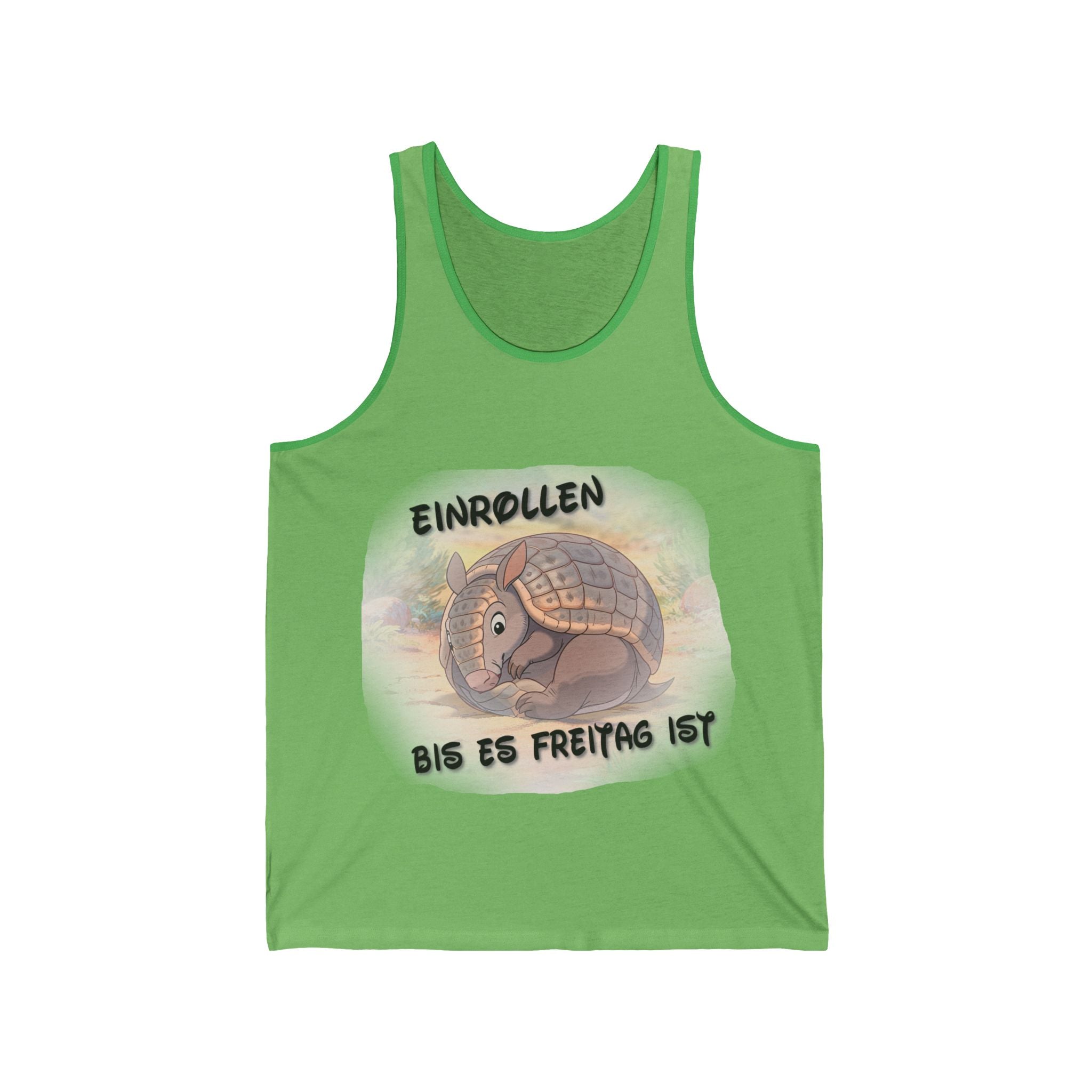 Gürteltier „Einrollen bis es Freitag ist“ Tank Top | Phönix-Potsdam®