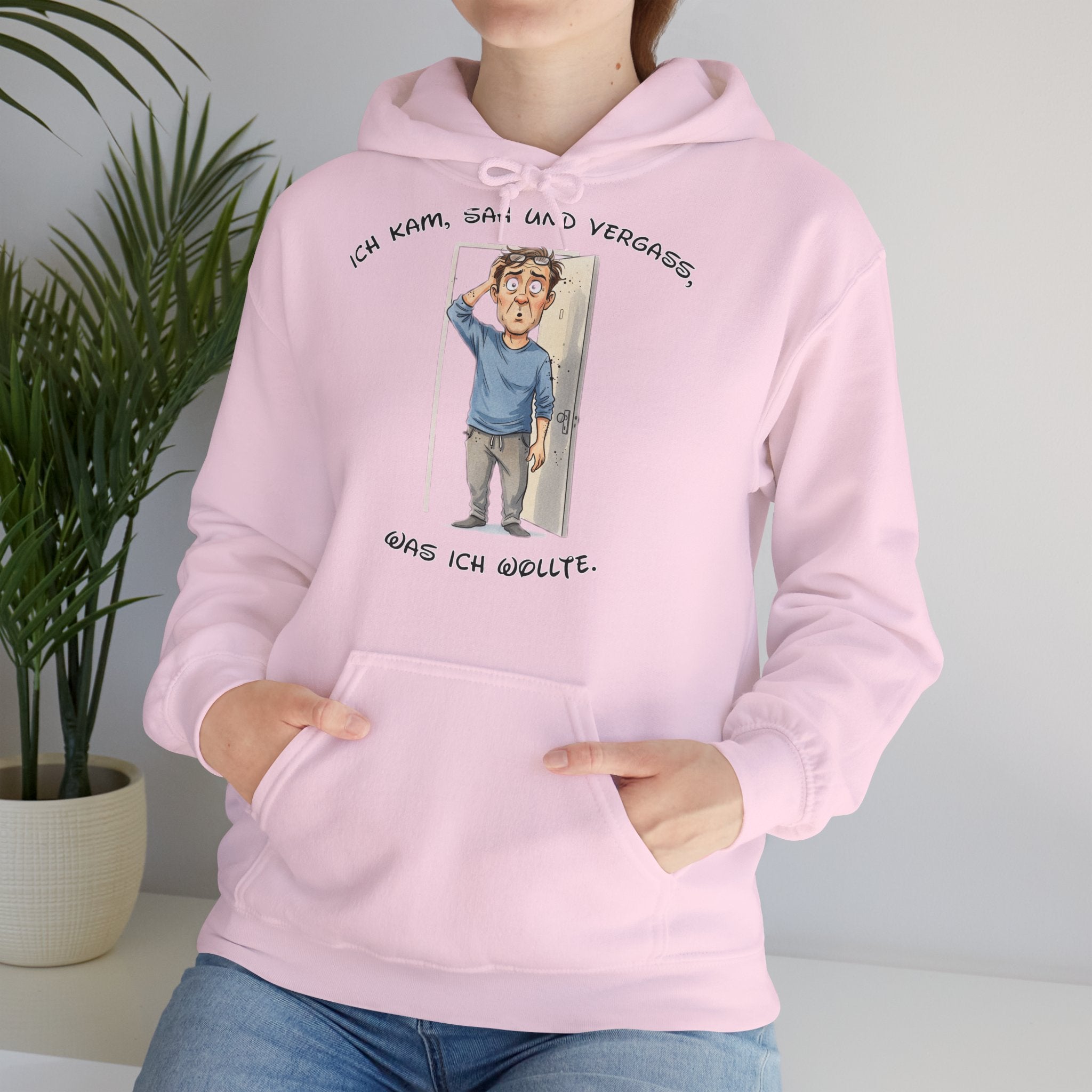 Ich kam, sah und vergaß Hoodie | Karikatur | Phönix-Potsdam®