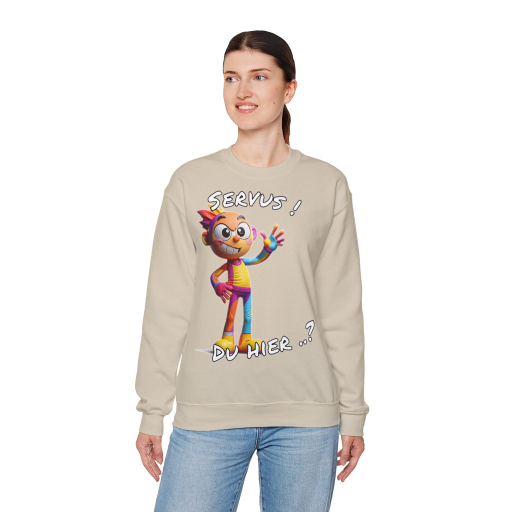 Sweatshirt „Servus! Du hier..?“ | Humor | Phönix-Potsdam®