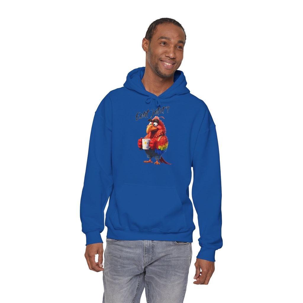 Papagei „Echt jetzt?“ Hoodie | Humor | Phönix-Potsdam®