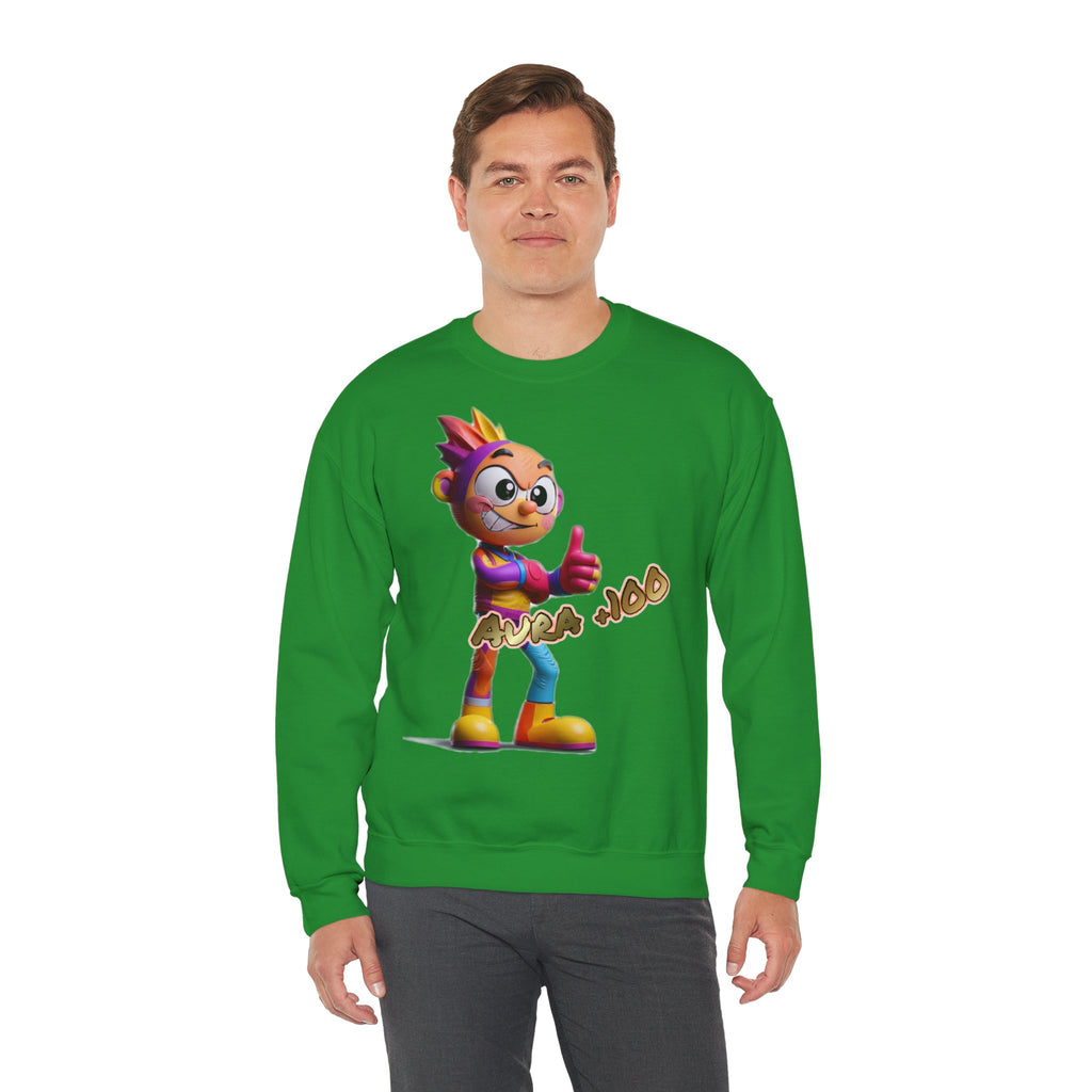 Sweatshirt „Aura +100“ | Humor | Phönix-Potsdam®