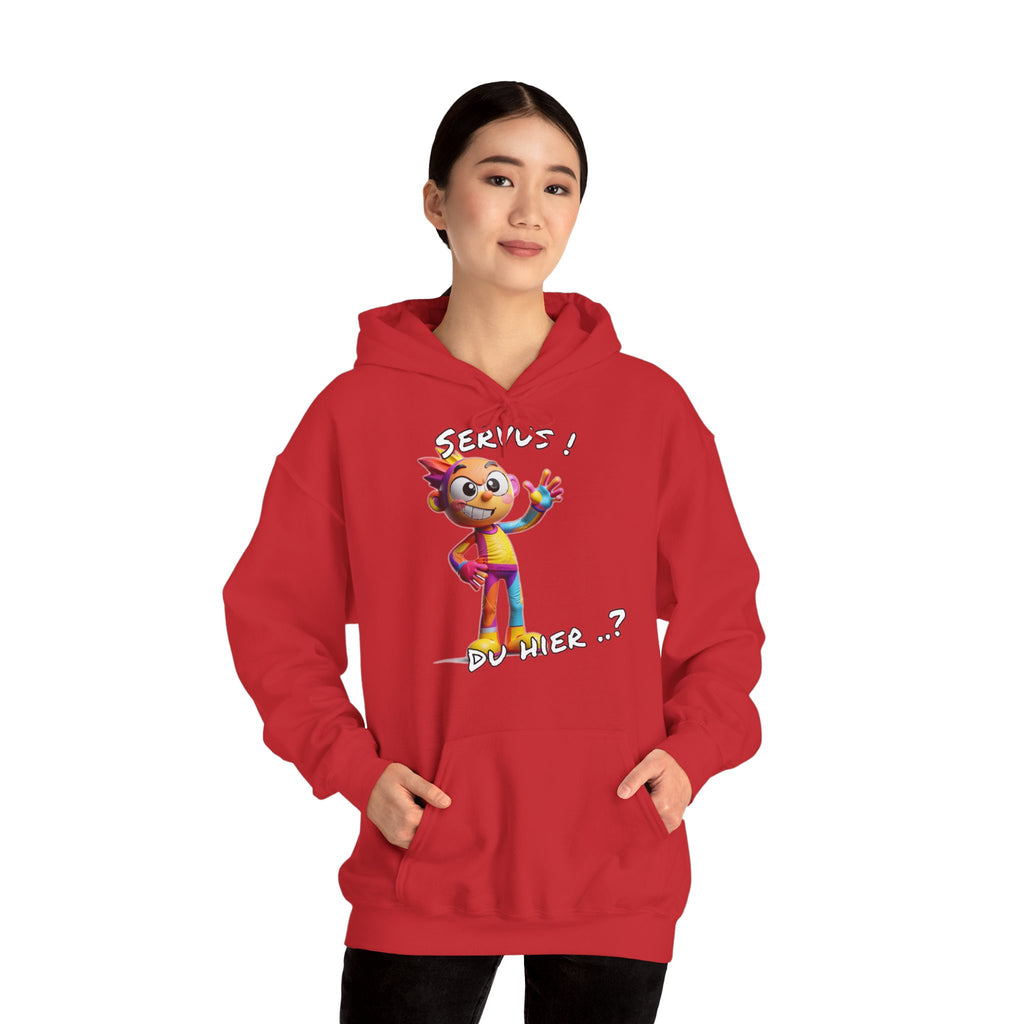 Hoodie „Servus! Du hier..?“ | Humor | Phönix-Potsdam®