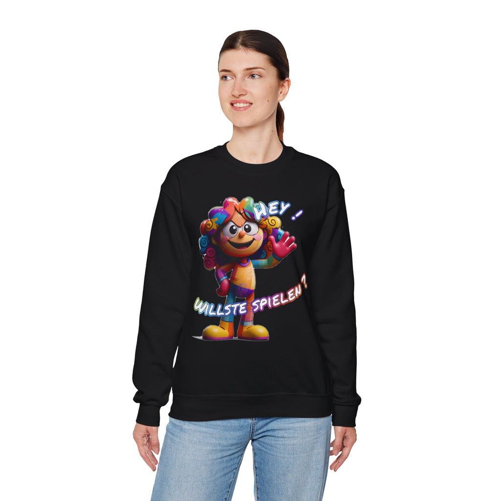 Sweatshirt „Hey! Willste spielen?“ | Humor | Phönix-Potsdam®