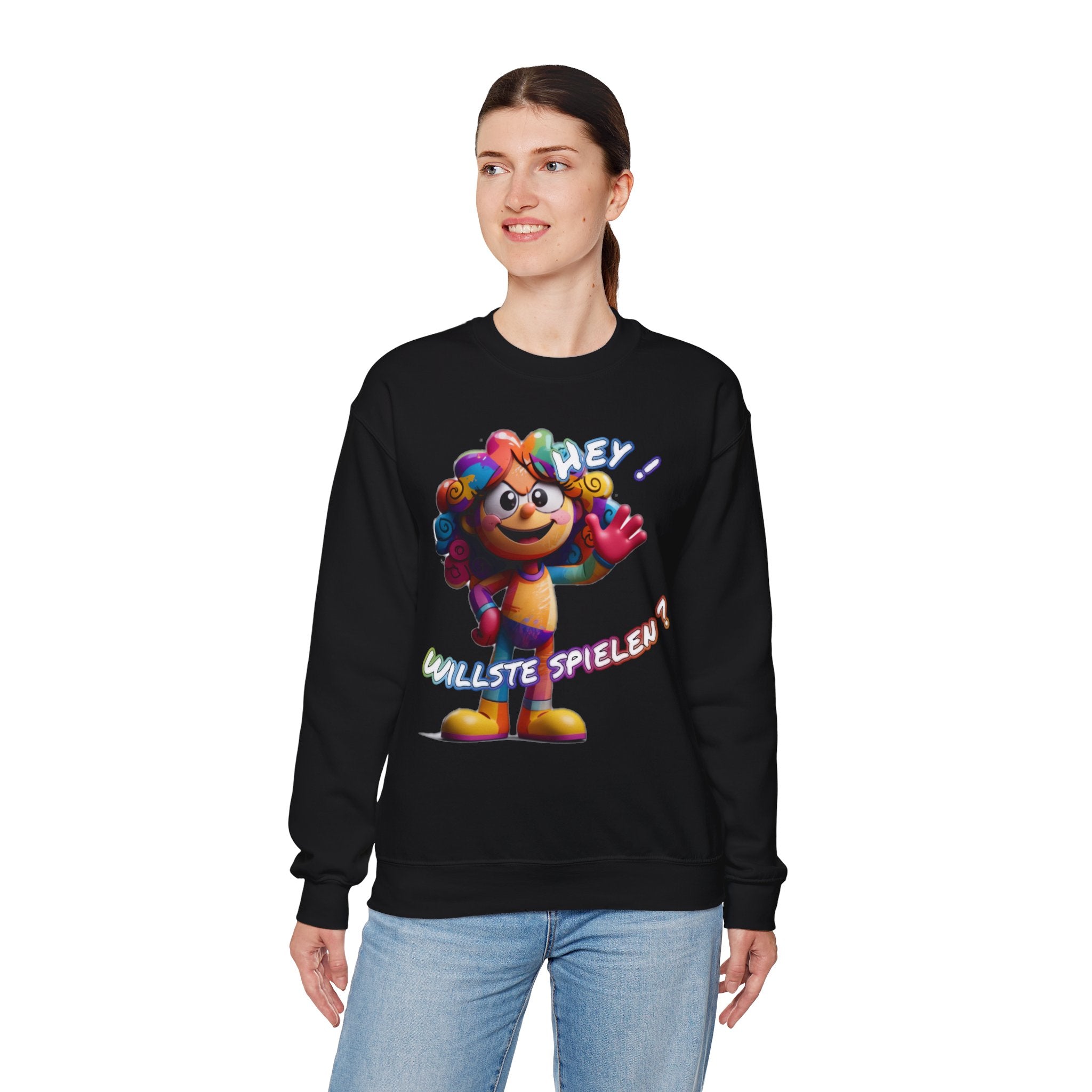 Sweatshirt „Hey! Willste spielen?“ | Humor | Phönix-Potsdam®