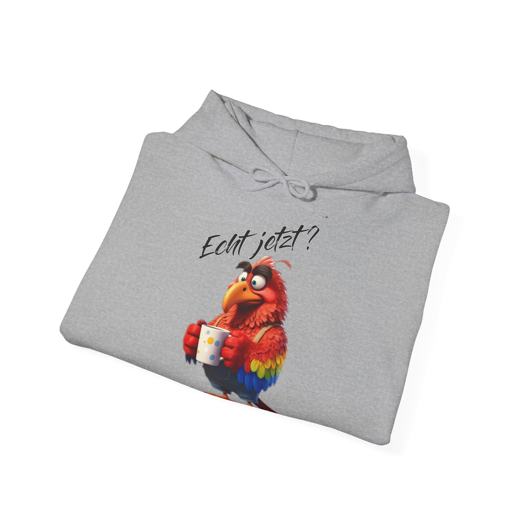 Papagei „Echt jetzt?“ Hoodie | Humor | Phönix-Potsdam®
