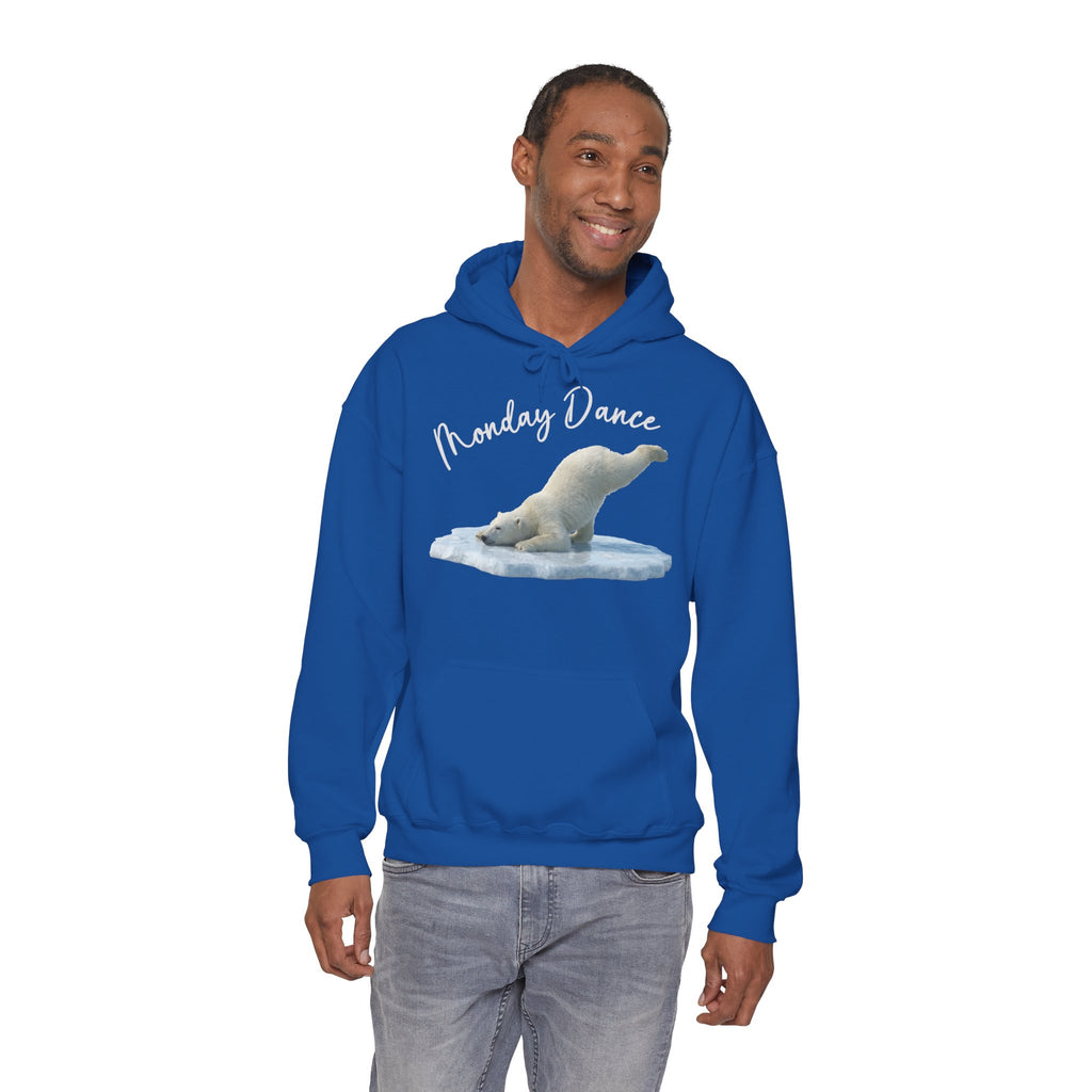 Eisbär „Monday Dance" Hoodie | Karikatur | Phönix-Potsdam®