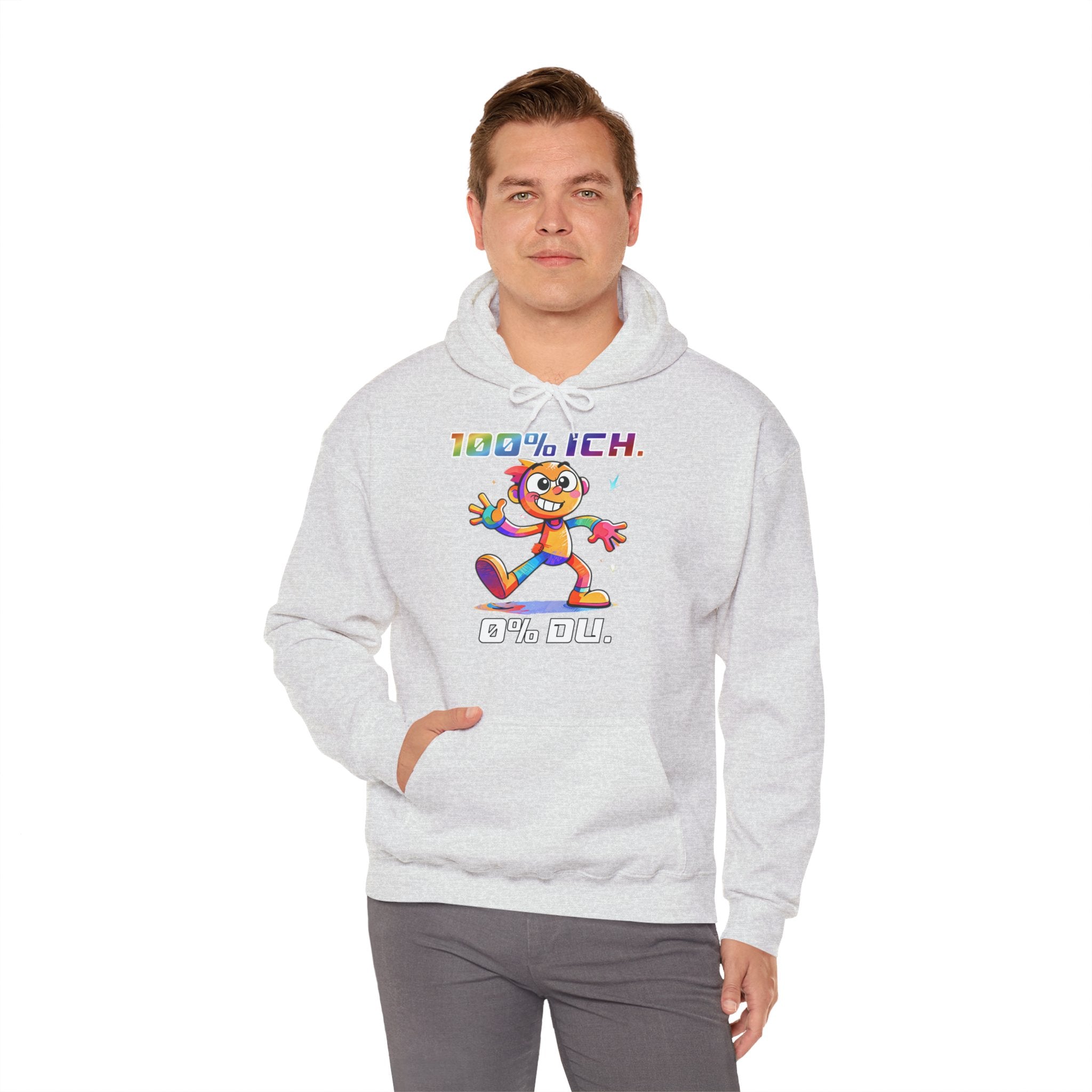 Hoodie „100 % ICH – 0 % DU“ | Humor | Phönix-Potsdam®
