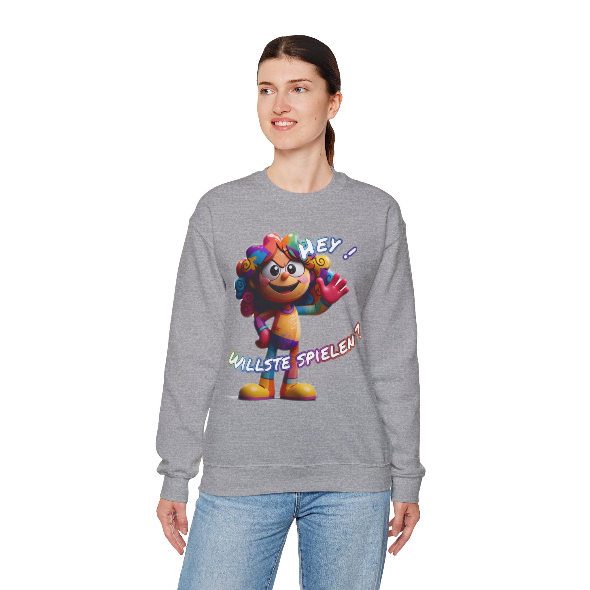 Sweatshirt „Hey! Willste spielen?“ | Humor | Phönix-Potsdam®