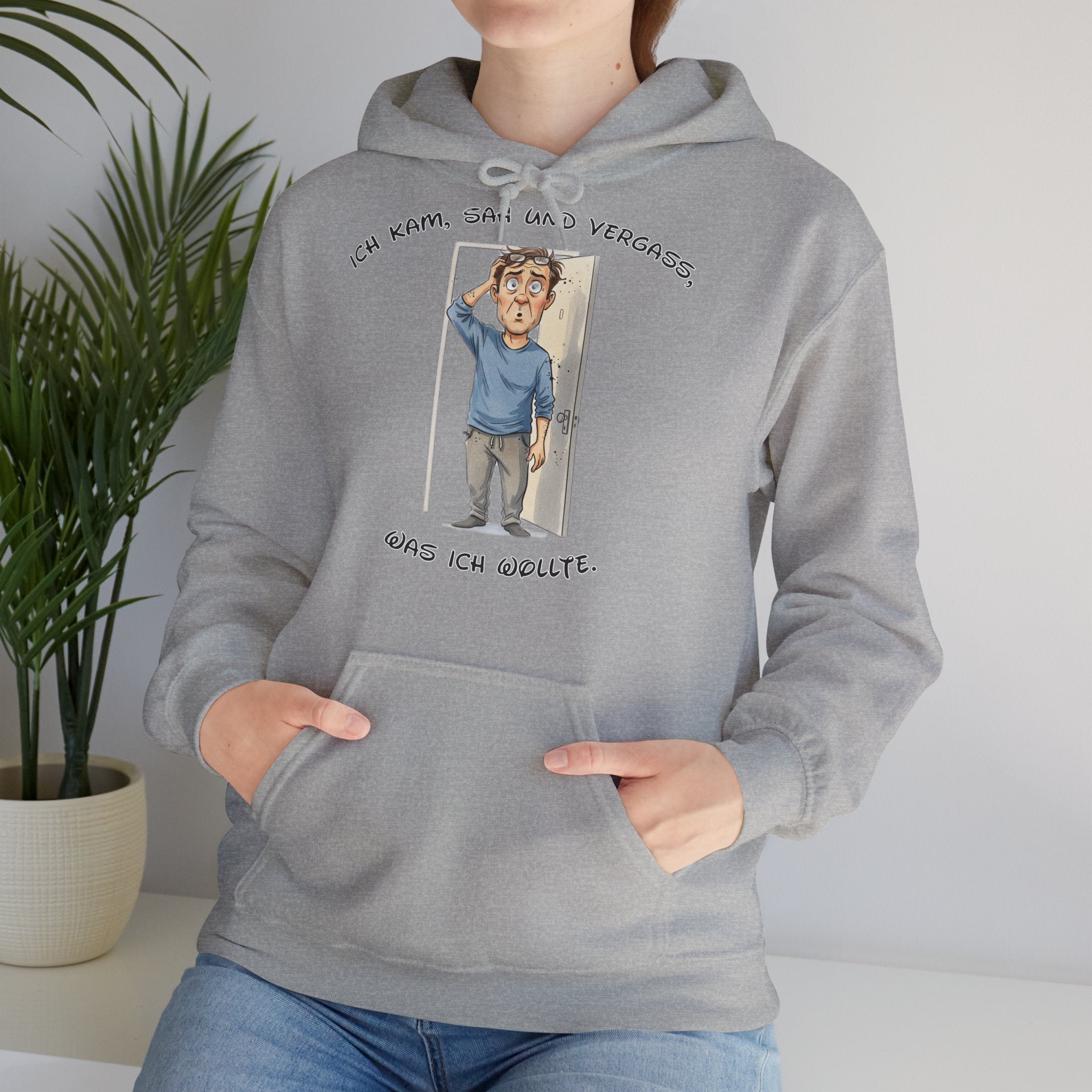 Ich kam, sah und vergaß Hoodie | Karikatur | Phönix-Potsdam®