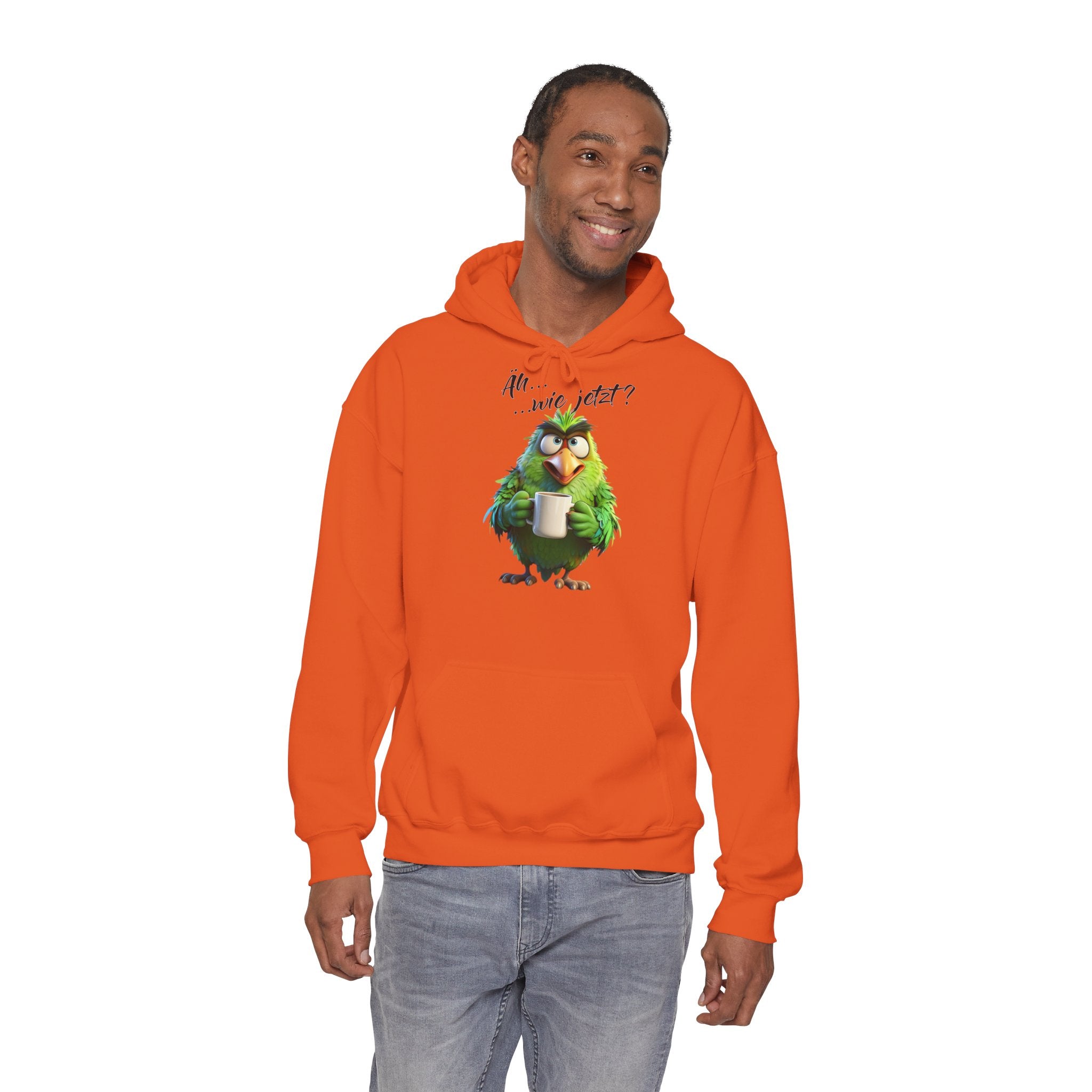 Papagei „Äh...wie jetzt?“ Hoodie | Humor | Phönix-Potsdam®