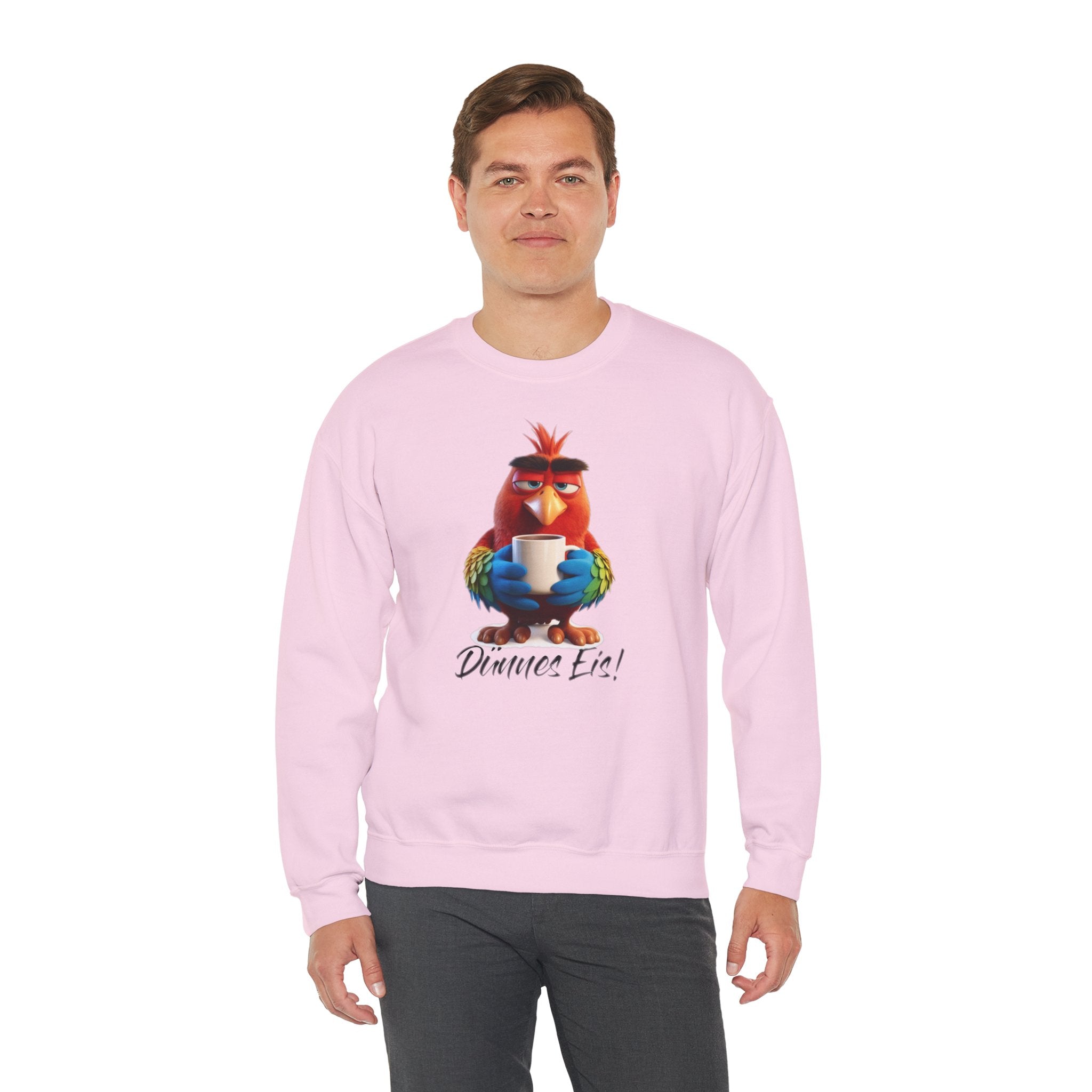 Papagei „Dünnes Eis!“ Sweatshirt | Humor | Phönix-Potsdam®