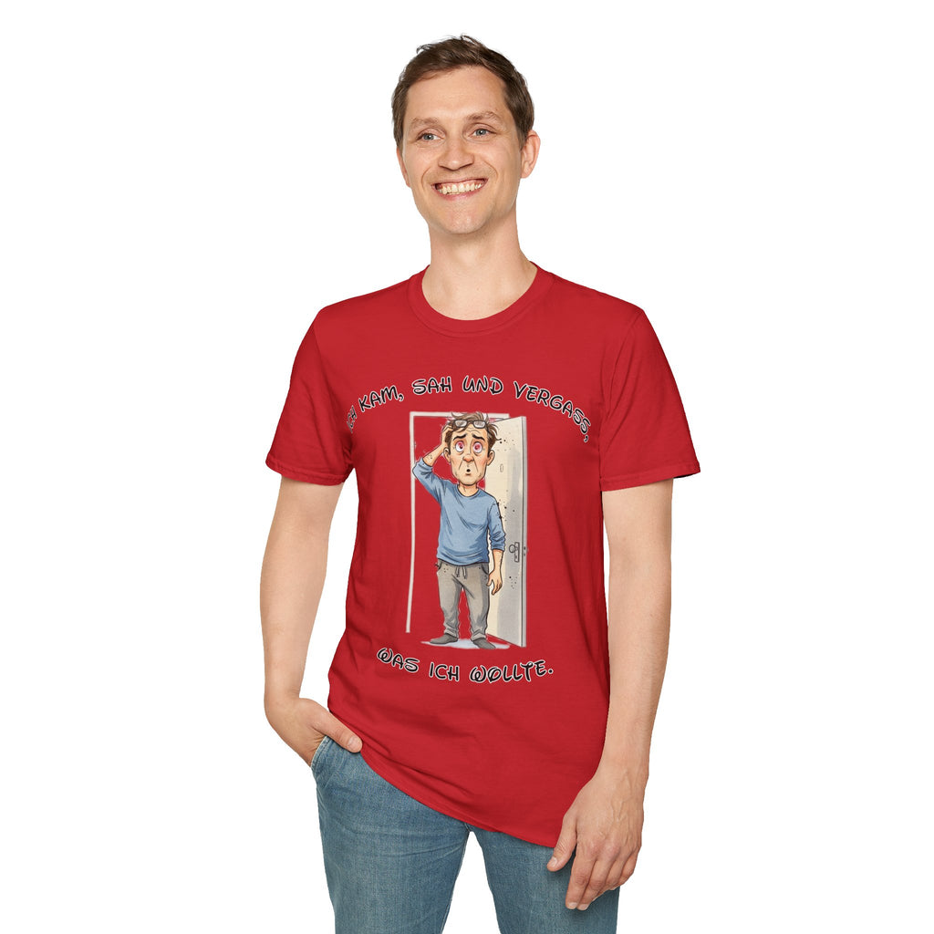 Ich kam, sah und vergaß T-Shirt | Karikatur | Phönix-Potsdam®