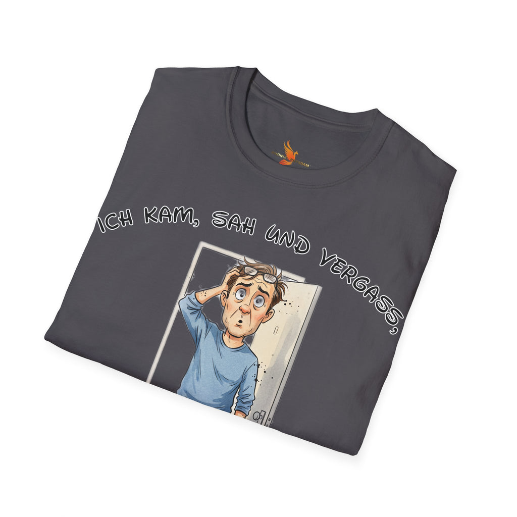 Ich kam, sah und vergaß T-Shirt | Karikatur | Phönix-Potsdam®