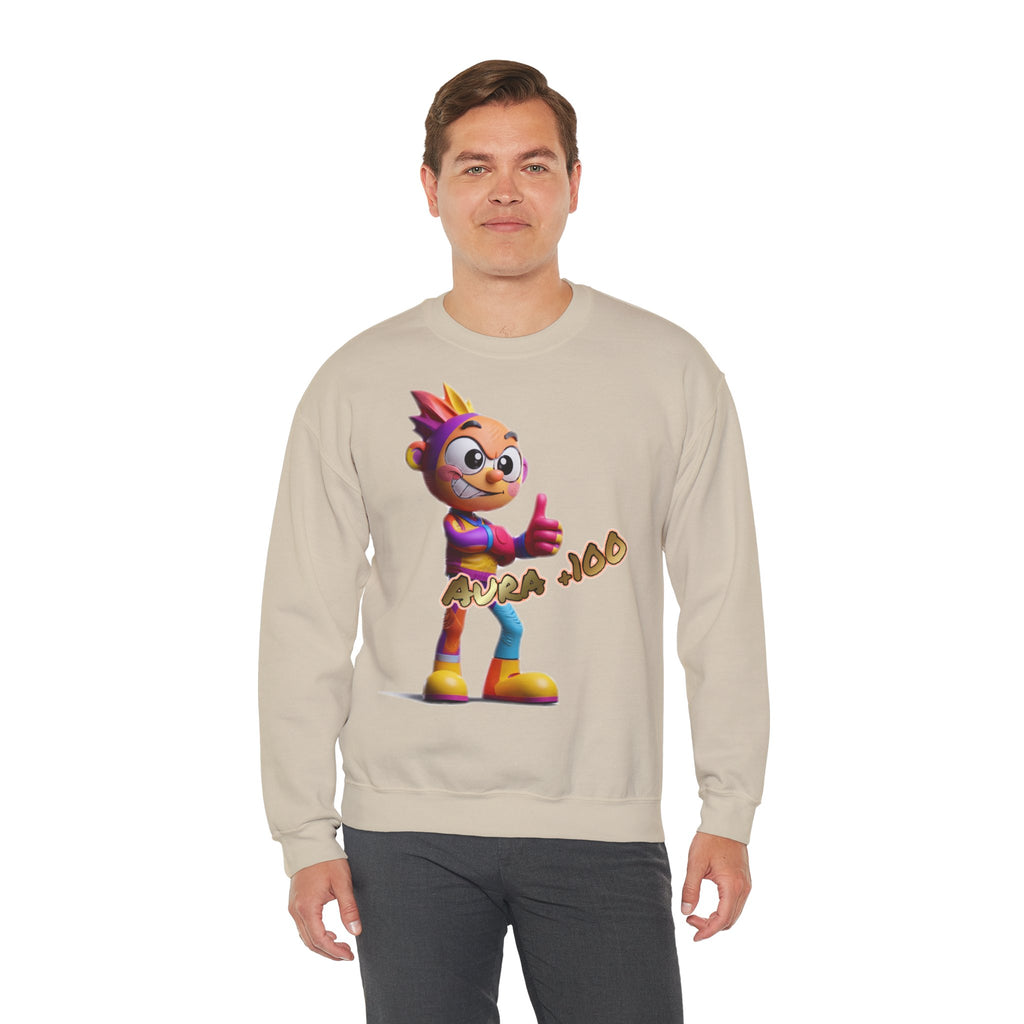 Sweatshirt „Aura +100“ | Humor | Phönix-Potsdam®