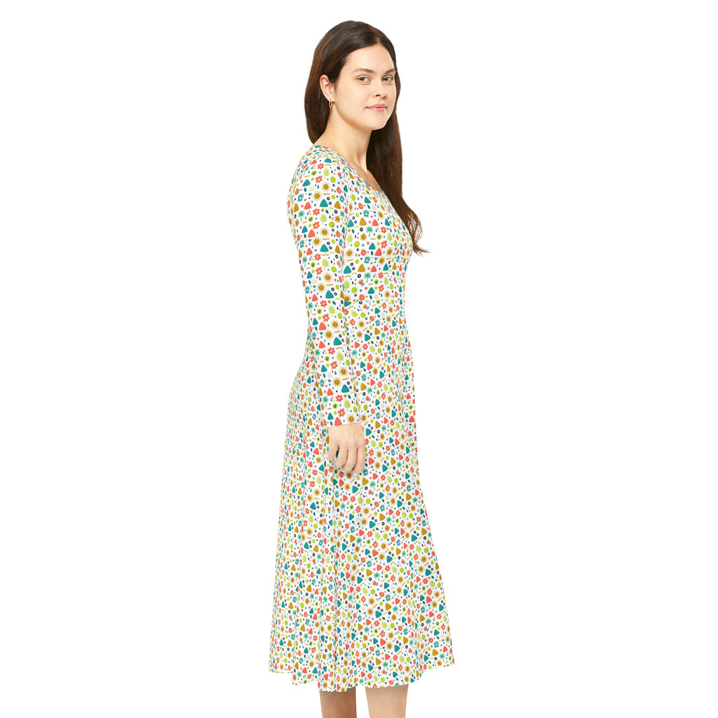 Vintage Swingkleid | Bemustert | Allover-Print | Phönix-Potsdam®