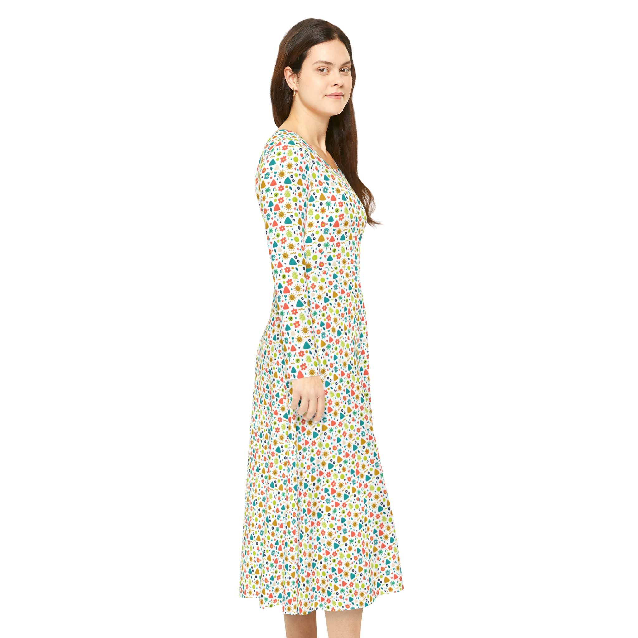 Vintage Swingkleid | Bemustert | Allover-Print | Phönix-Potsdam®