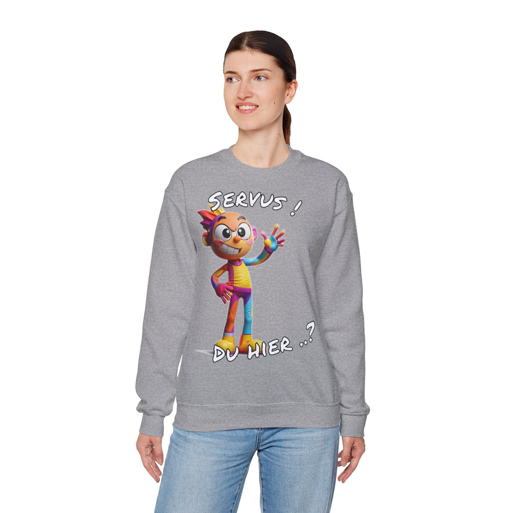 Sweatshirt „Servus! Du hier..?“ | Humor | Phönix-Potsdam®
