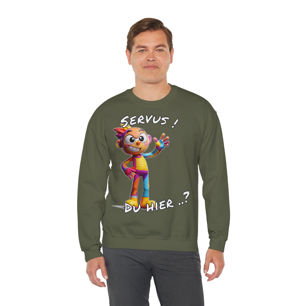 Sweatshirt „Servus! Du hier..?“ | Humor | Phönix-Potsdam®