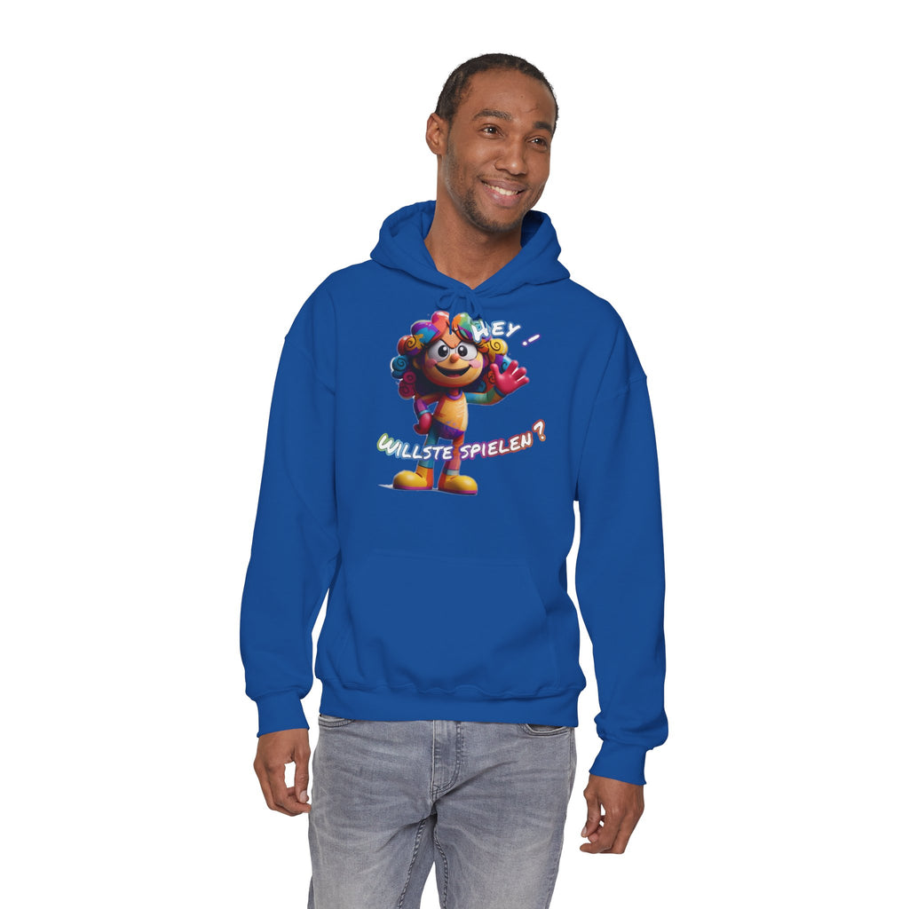 Hoodie „Hey! Willste spielen?“ | Humor | Phönix-Potsdam®