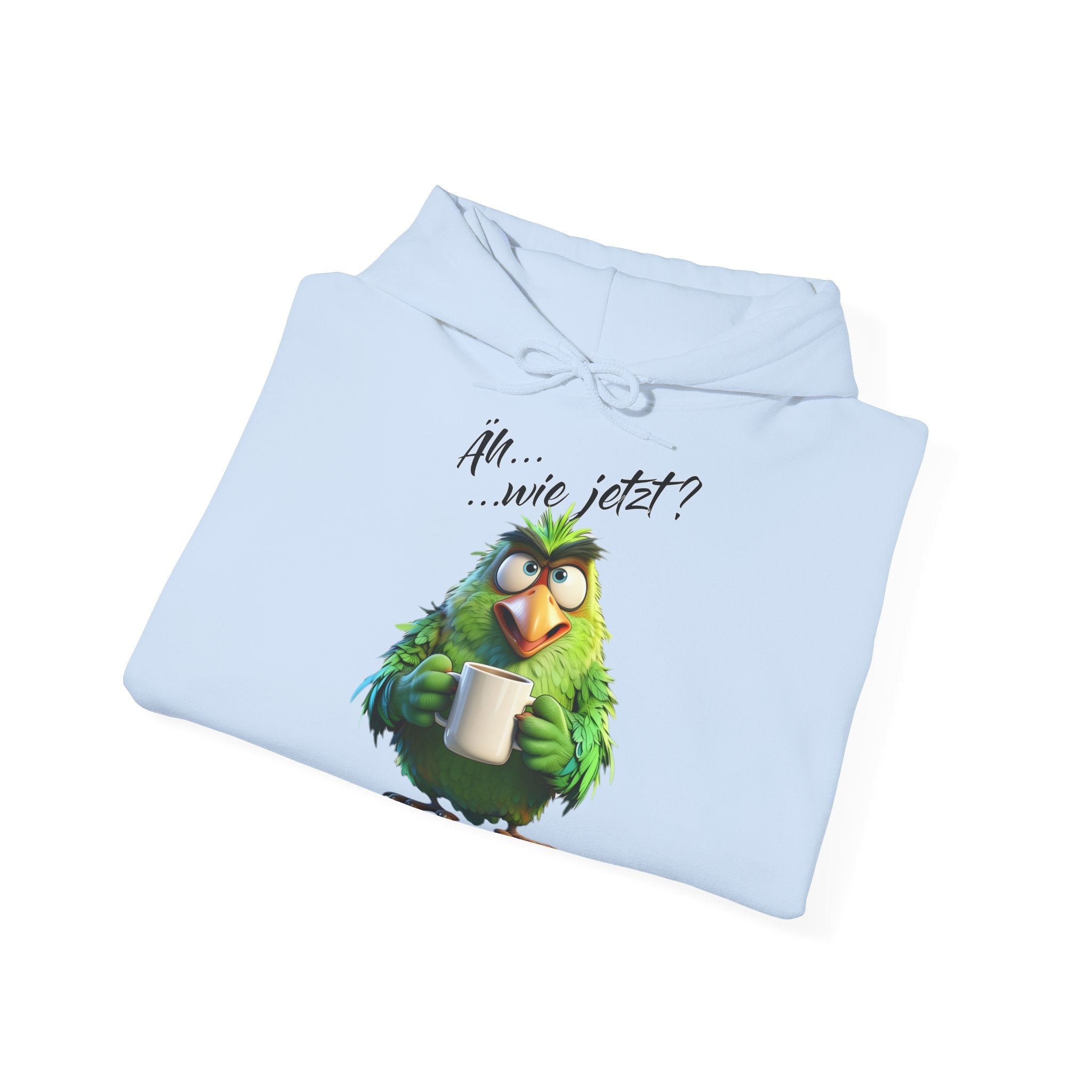 Papagei „Äh...wie jetzt?“ Hoodie | Humor | Phönix-Potsdam®