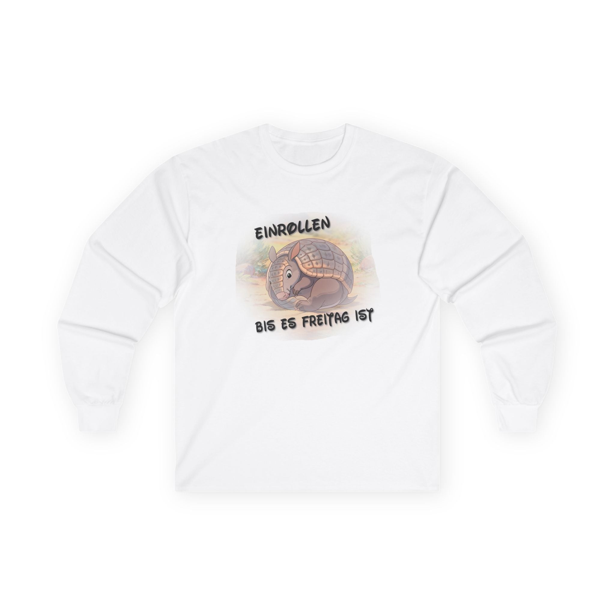 Gürteltier „Einrollen bis es Freitag ist“ Langarmshirt | Phönix-Potsdam®