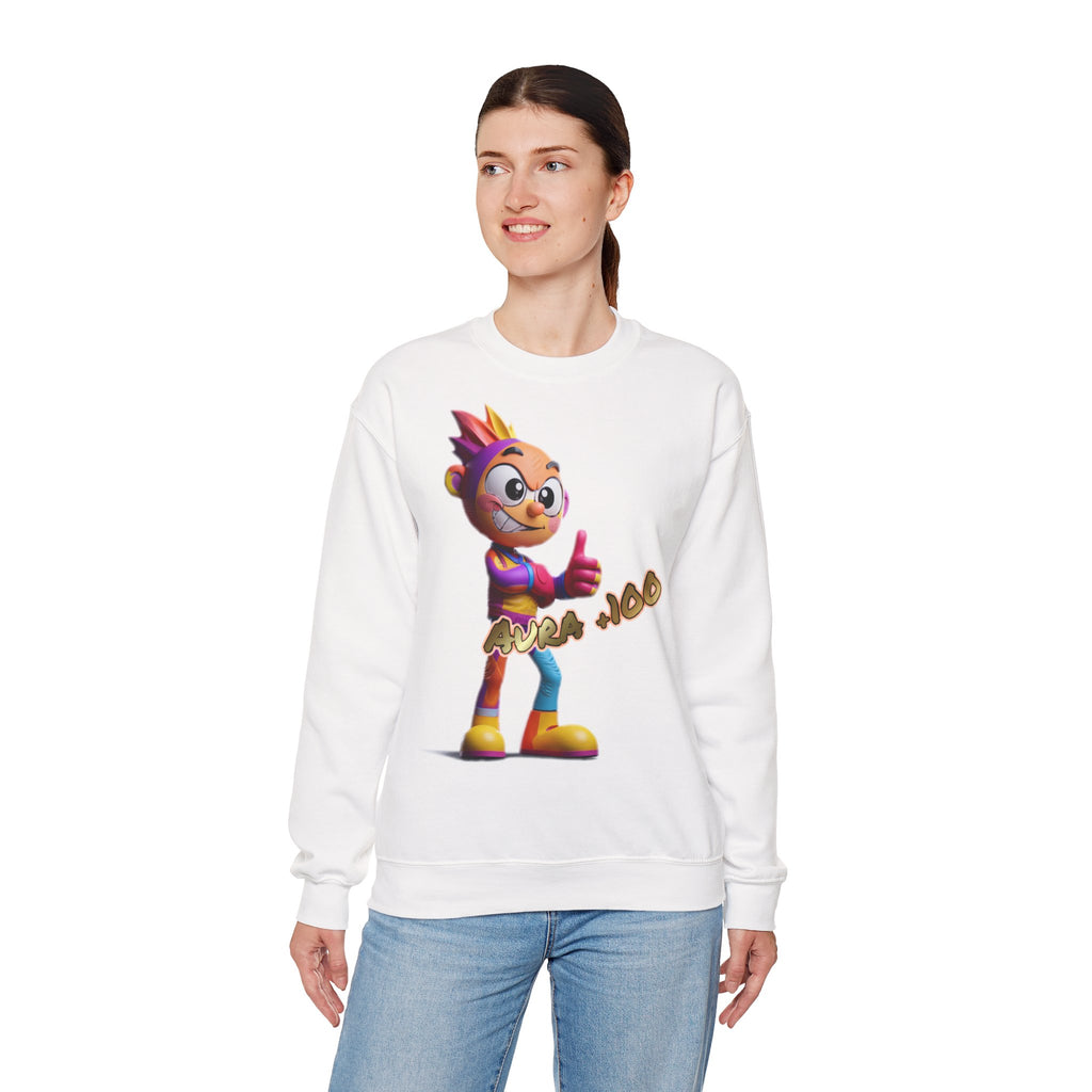 Sweatshirt „Aura +100“ | Humor | Phönix-Potsdam®