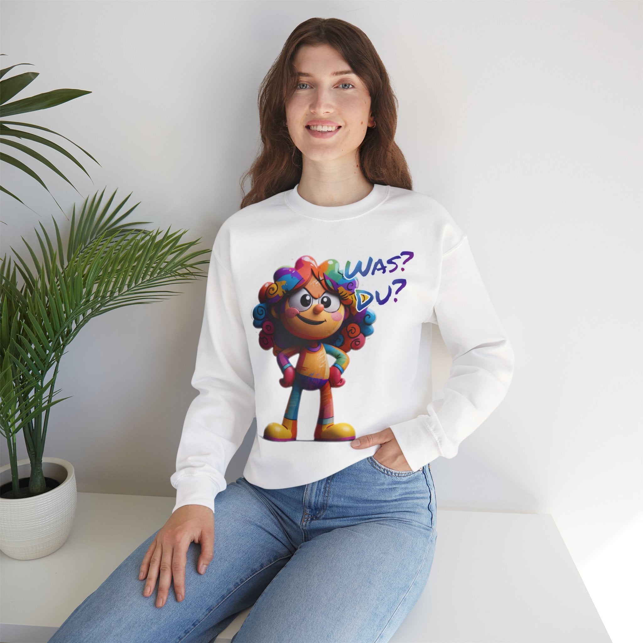 „Was? Du?“ Sweatshirt | Humor | Phönix-Potsdam®