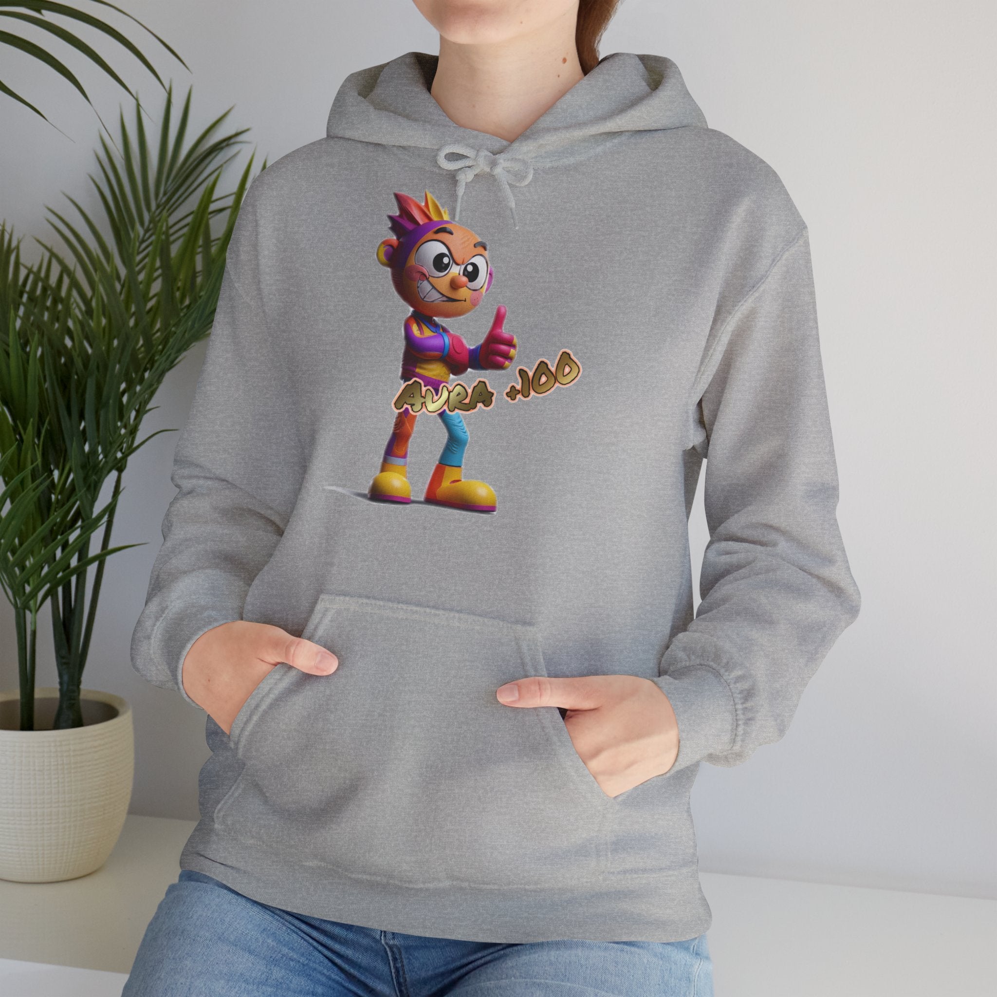 Hoodie „Aura +100“ | Humor | Phönix-Potsdam®