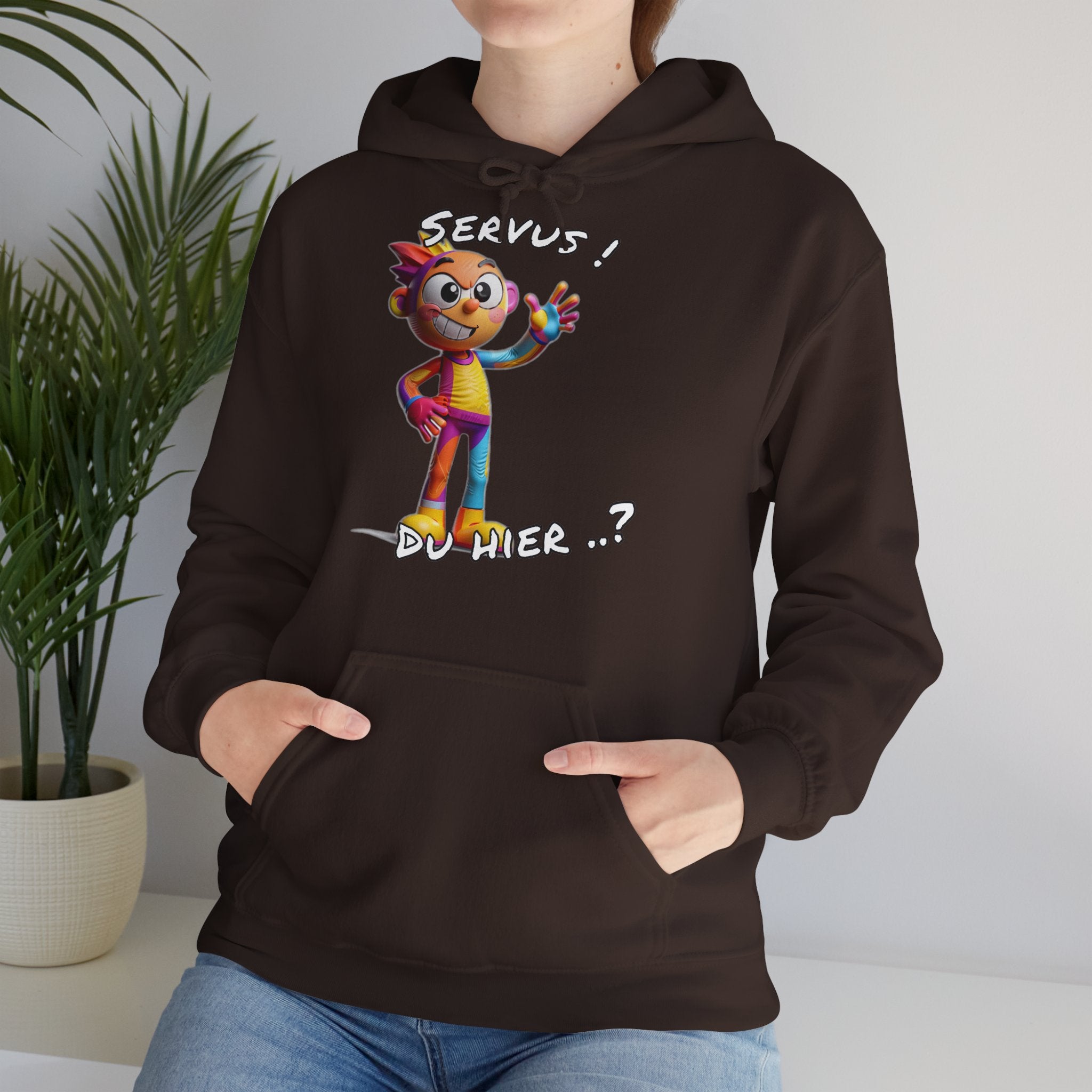 Hoodie „Servus! Du hier..?“ | Humor | Phönix-Potsdam®