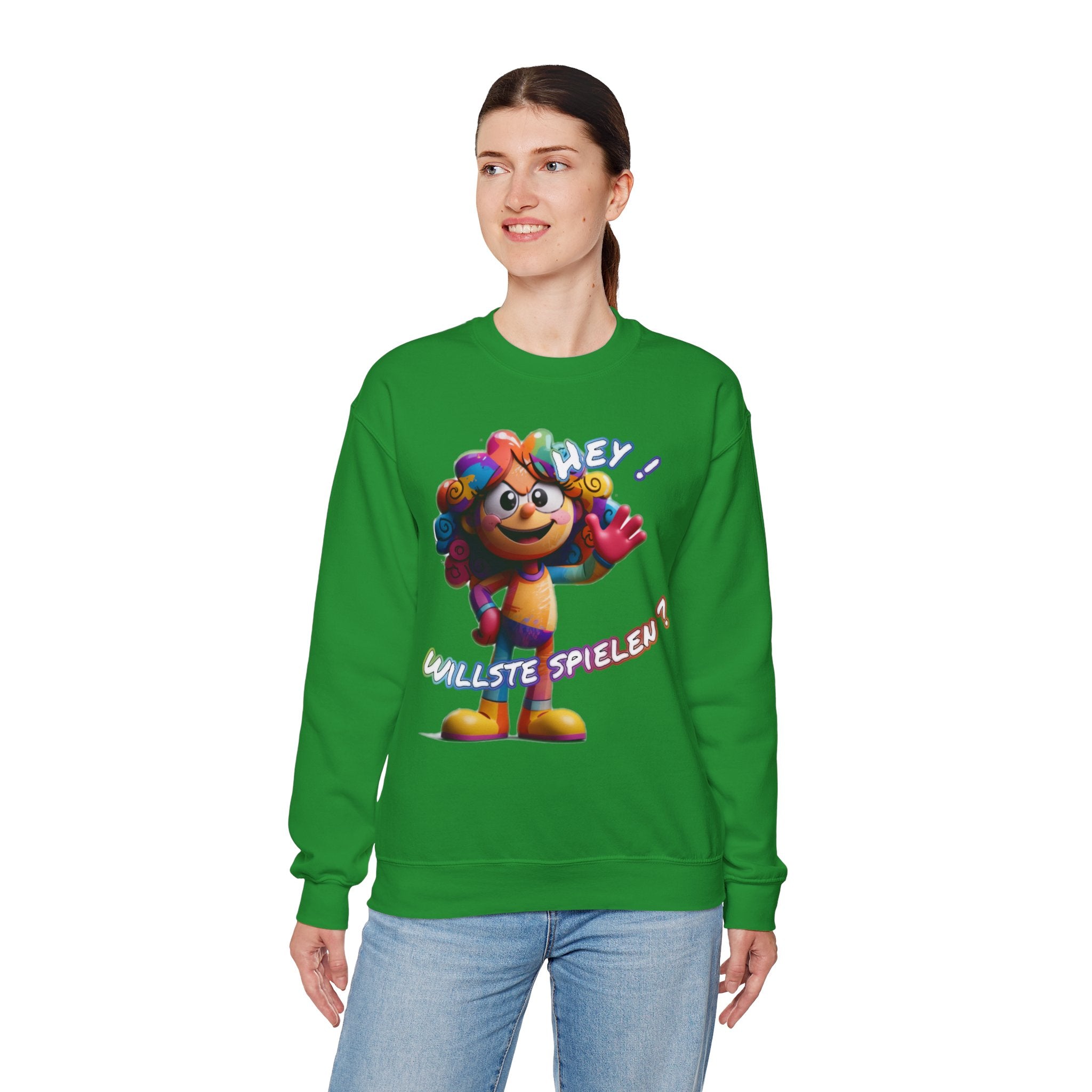 Sweatshirt „Hey! Willste spielen?“ | Humor | Phönix-Potsdam®